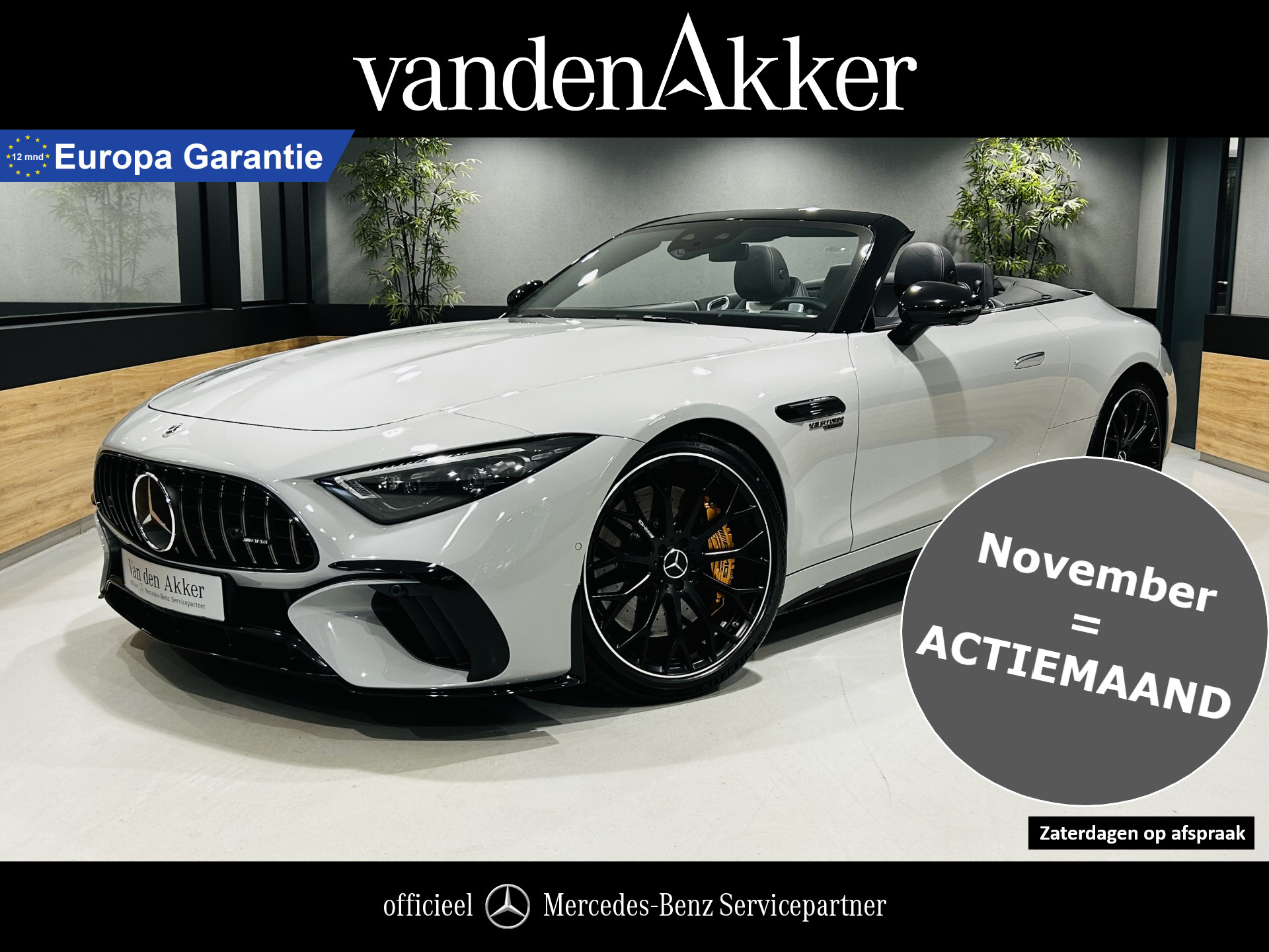 Mercedes-Benz SL-Klasse Roadster 63 4MATIC+ // Keramische remmen // Liftsysteem // AlpinGrau // AMG Nightpakket II // Burmester // Achteras besturing