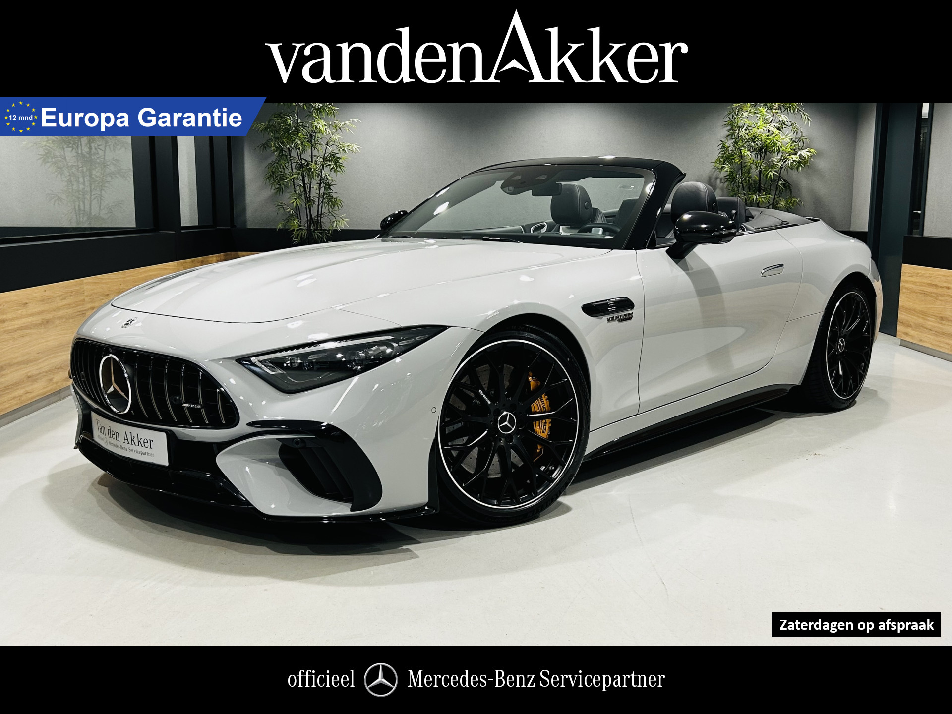 Mercedes-Benz SL-Klasse Roadster 63 4MATIC+ // Keramische remmen // Liftsysteem // AlpinGrau // AMG Nightpakket II // Burmester // Achteras besturing