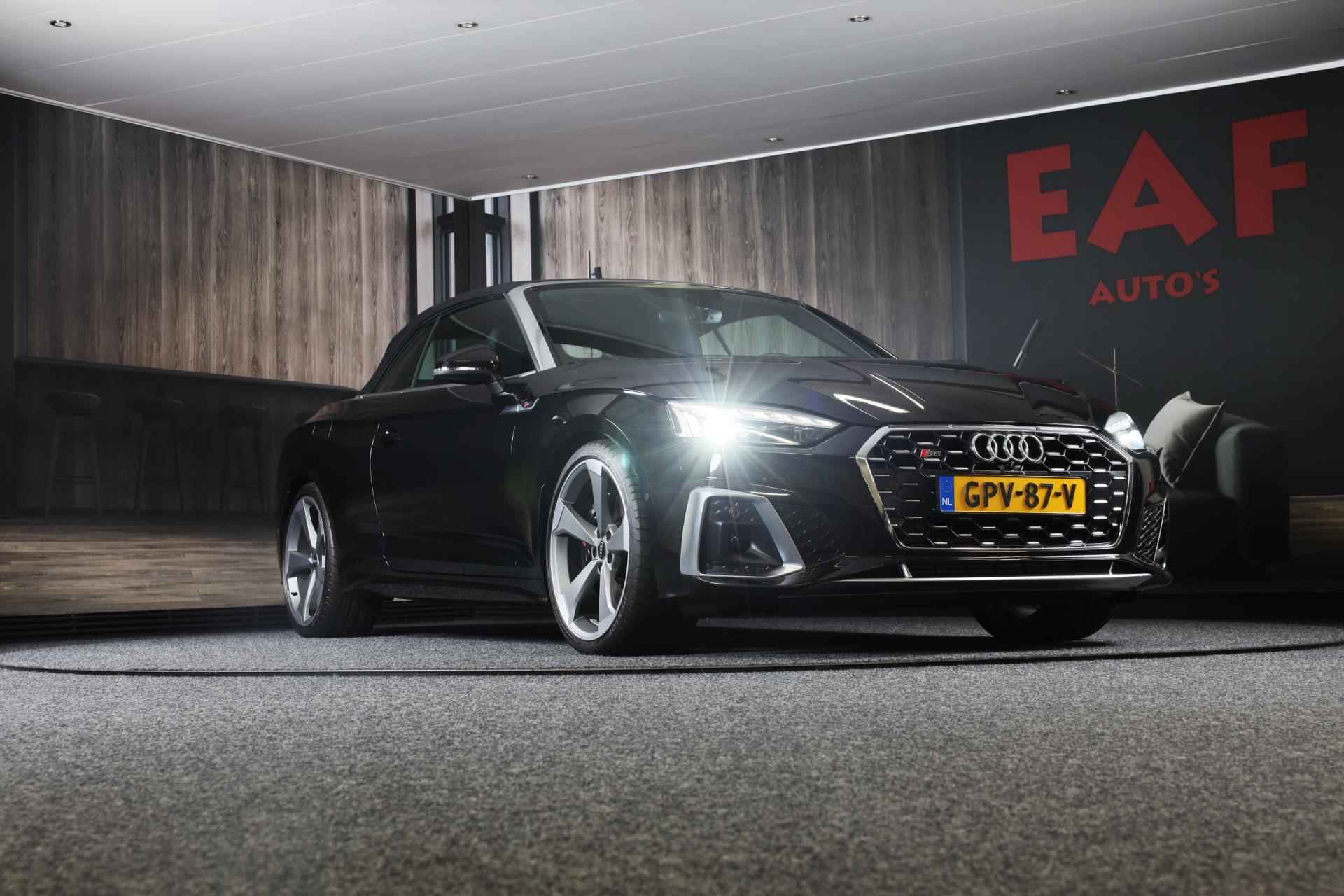 Audi S5 Cabriolet 3.0 TFSI S5 Quattro S Line / ACC / AUT / Navi / Leder / Head Up / Leder / 360 Camera / Elek Stoelen / Led / 19 I - 42/70