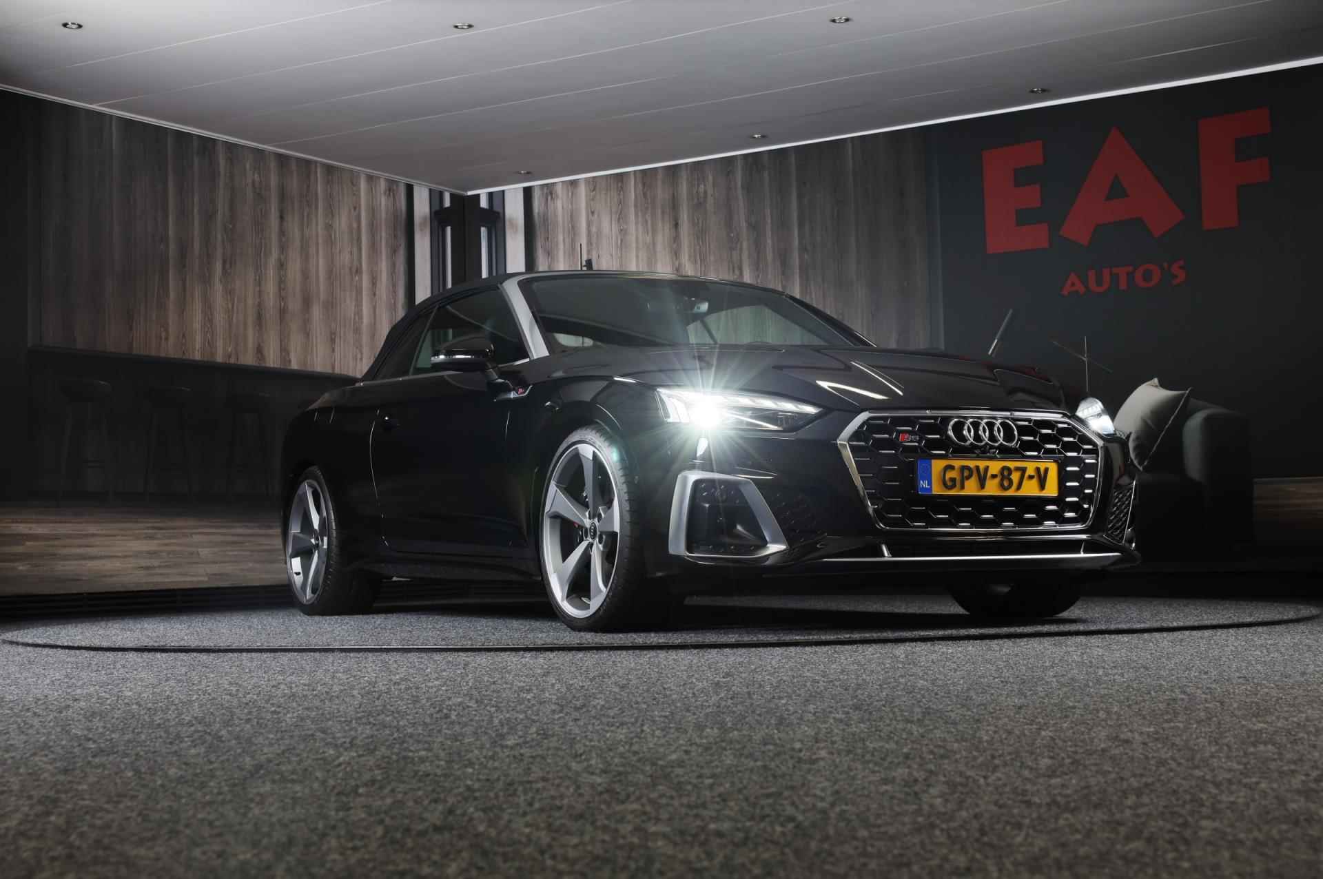 Audi S5 Cabriolet 3.0 TFSI S5 Quattro S Line / ACC / AUT / Navi / Leder / Head Up / Leder / 360 Camera / Elek Stoelen / Led / 19 I - 48/70