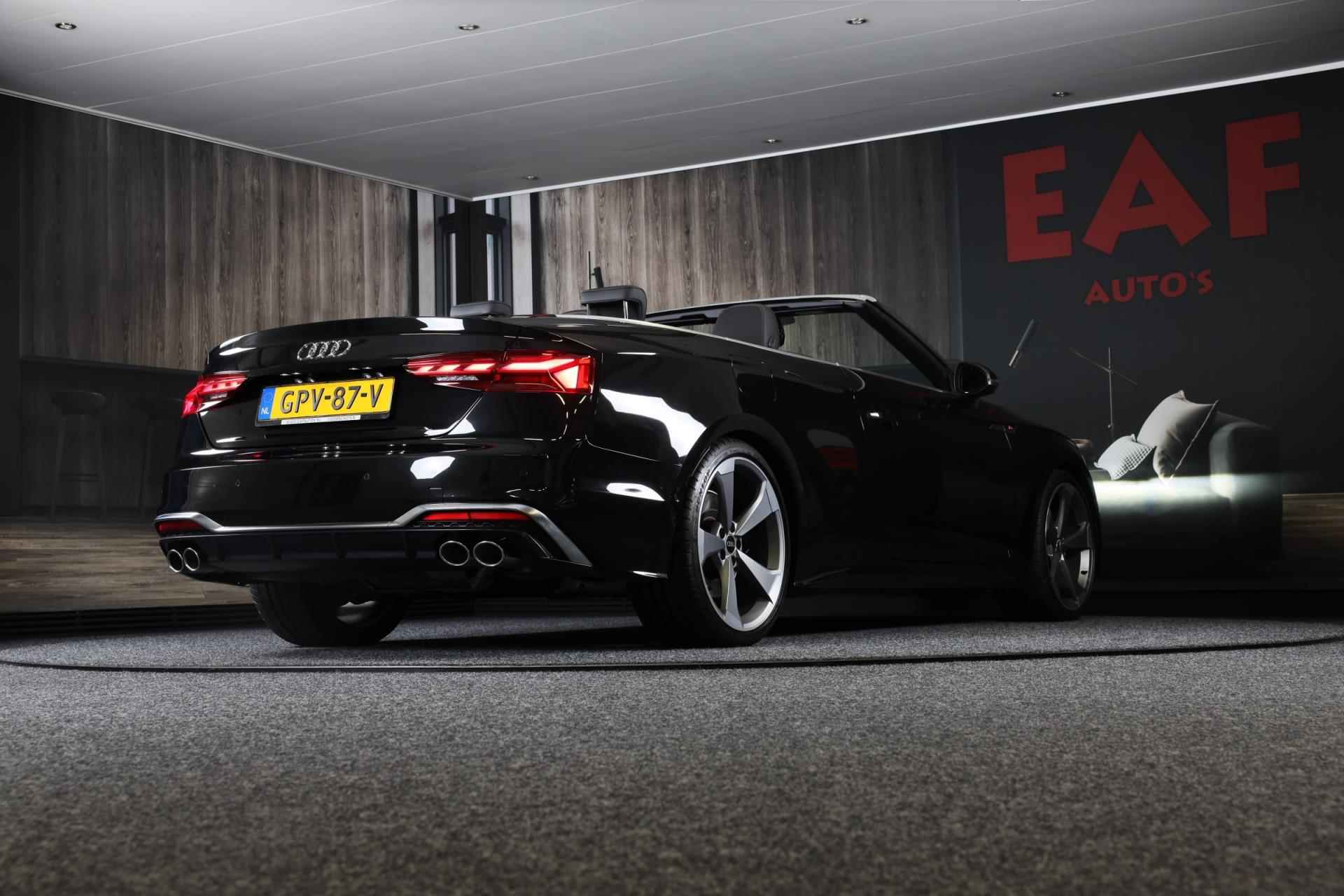 Audi S5 Cabriolet 3.0 TFSI S5 Quattro S Line / ACC / AUT / Navi / Leder / Head Up / Leder / 360 Camera / Elek Stoelen / Led / 19 I - 60/70