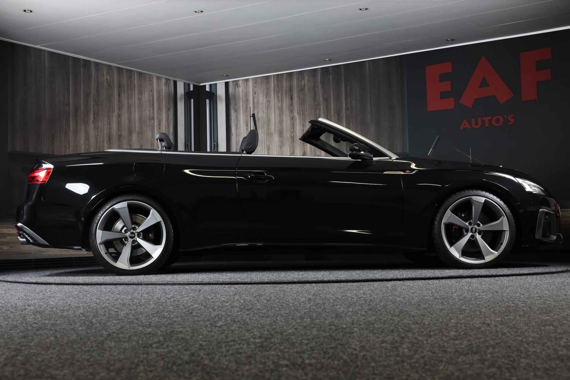 Audi S5 Cabriolet 3.0 TFSI S5 Quattro S Line / ACC / AUT / Navi / Leder / Head Up / Leder / 360 Camera / Elek Stoelen / Led / 19 I - 63/70