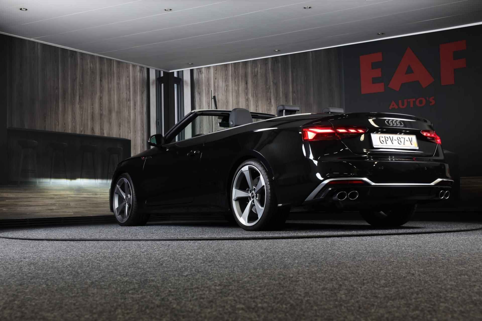 Audi S5 Cabriolet 3.0 TFSI S5 Quattro S Line / ACC / AUT / Navi / Leder / Head Up / Leder / 360 Camera / Elek Stoelen / Led / 19 I - 68/70