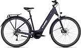 CUBE TOURING HYBRID ONE 500 GREY/WHITE Dames Grey/white 46cm EE XS 2023