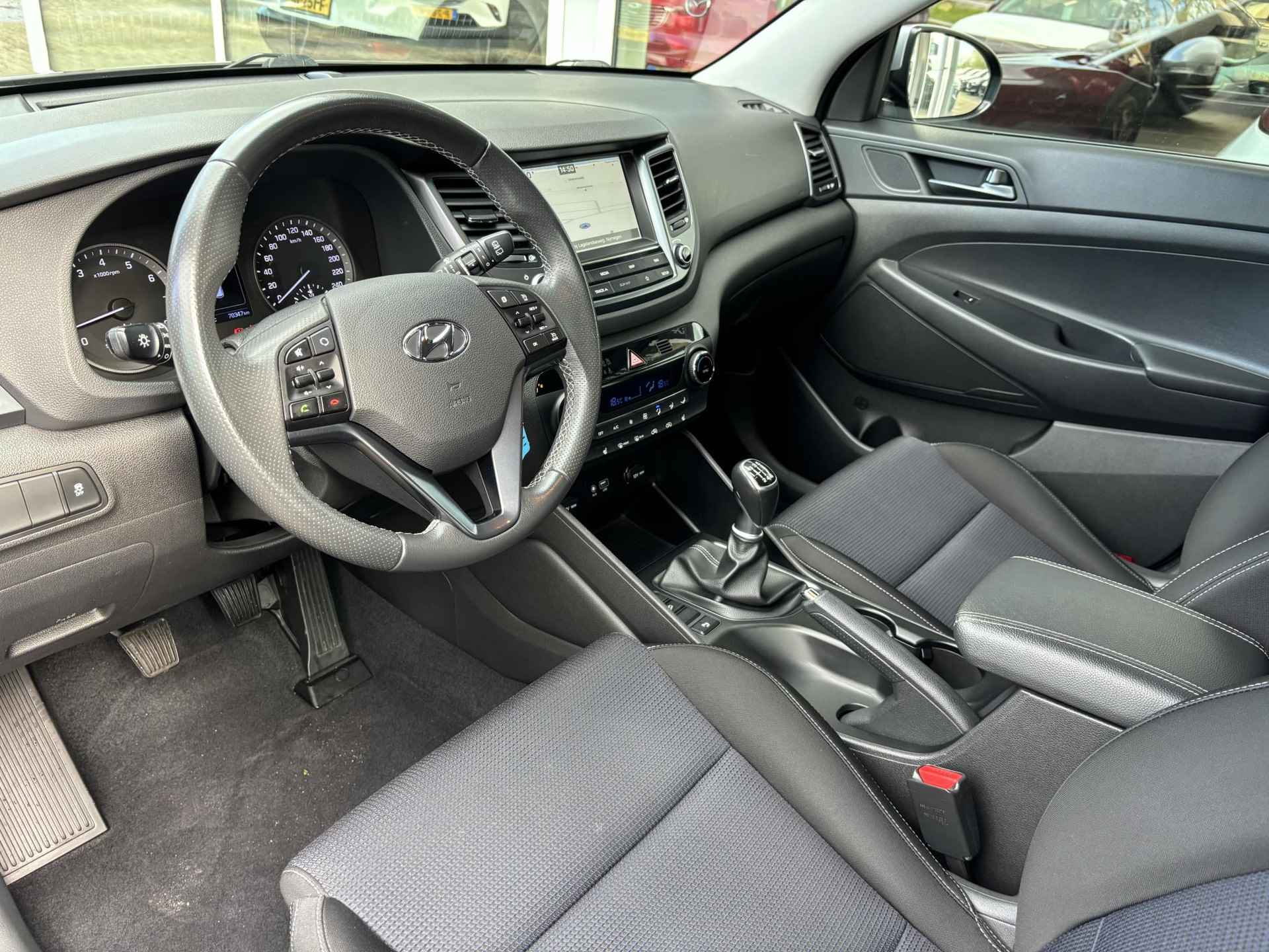 Hyundai Tucson 1.6 T-GDi Comfort | Navigatie | Cruise Control | Climate Control | Parkeersensoren | Parkeercamera | 36Mnd. Garantie | Rijklaar! | - 13/29
