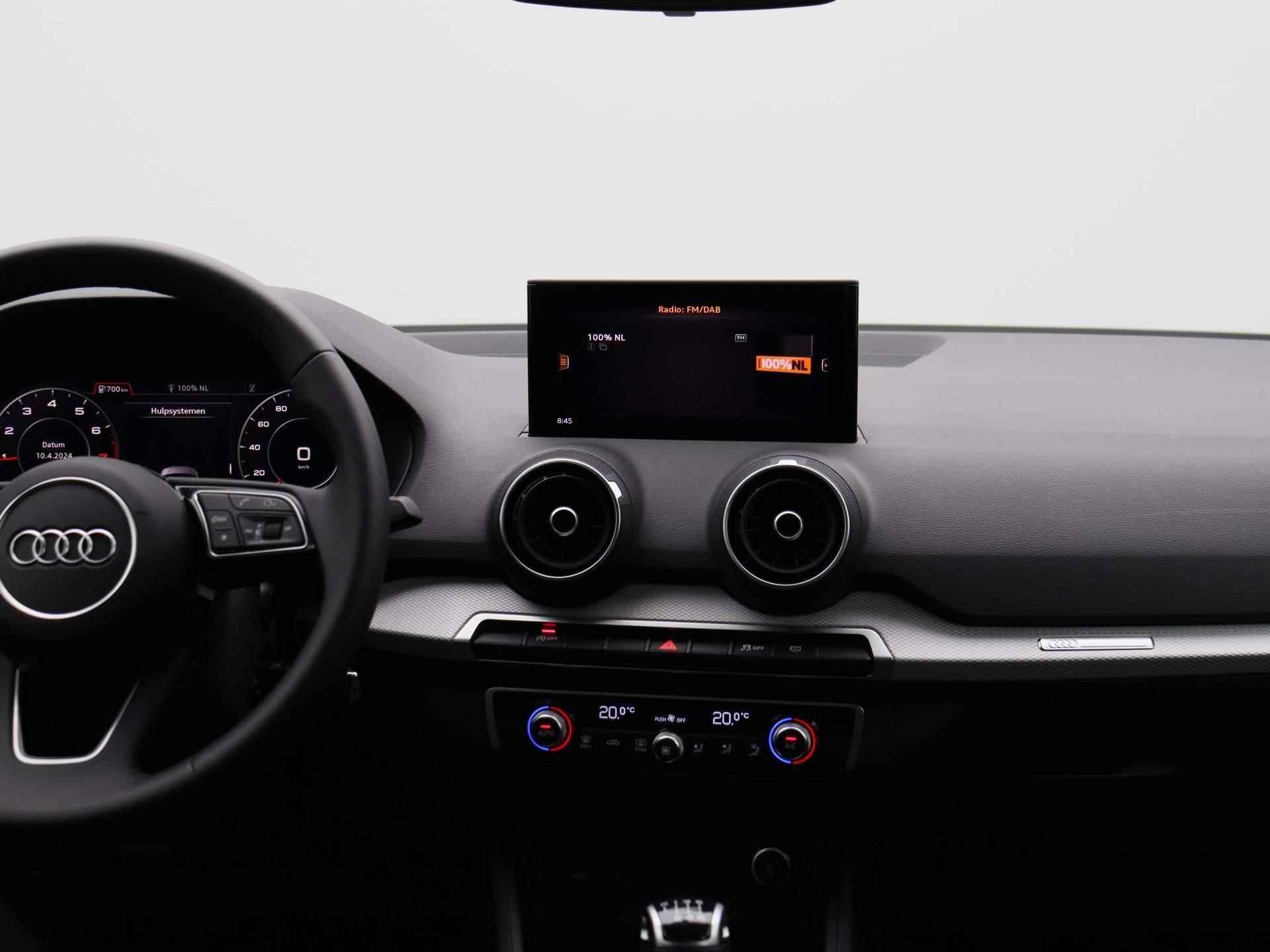 Audi Q2 30 TFSI Pro Line 110 PK | LED Koplampen | Apple Carplay/Android Auto | Virtual Cockpit | Climate Control | Cruise Control | Parkeersensoren | Lichtmetalen velgen | Fabrieksgarantie | - 9/37
