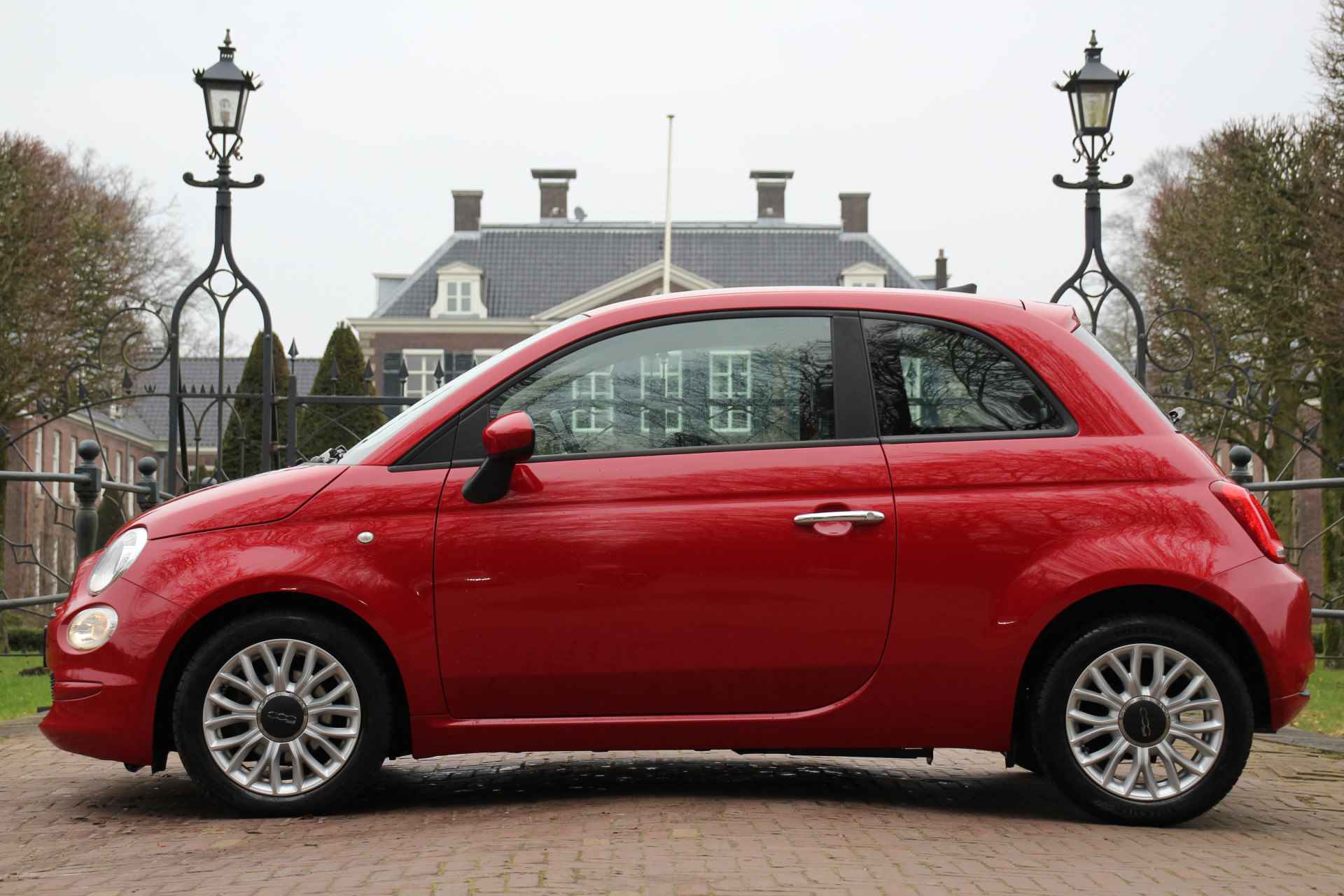 Fiat 500 0.9 TwinAir Turbo Popstar | NL-AUTO! | DEALER OH | CLIMA | CRUISE | HALF-LEDER | BLUETOOTH | ELEKT. RAMEN + SPIEGELS | 15" LM.VE - 2/32