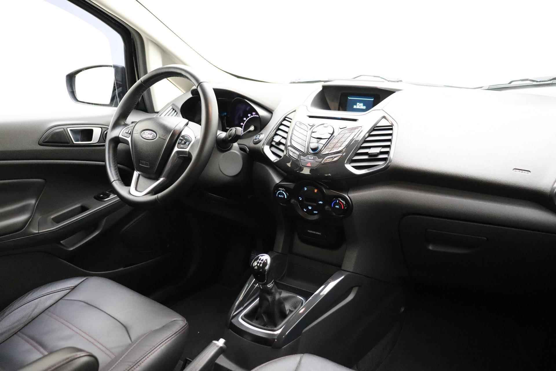 Ford EcoSport 1.0 EcoBoost Titanium | Trekhaak | Lederen bekleding | Climate Control | Parkeersensoren | Keyless Entry/Start | Start/stop | Licht metalen velgen | - 3/30