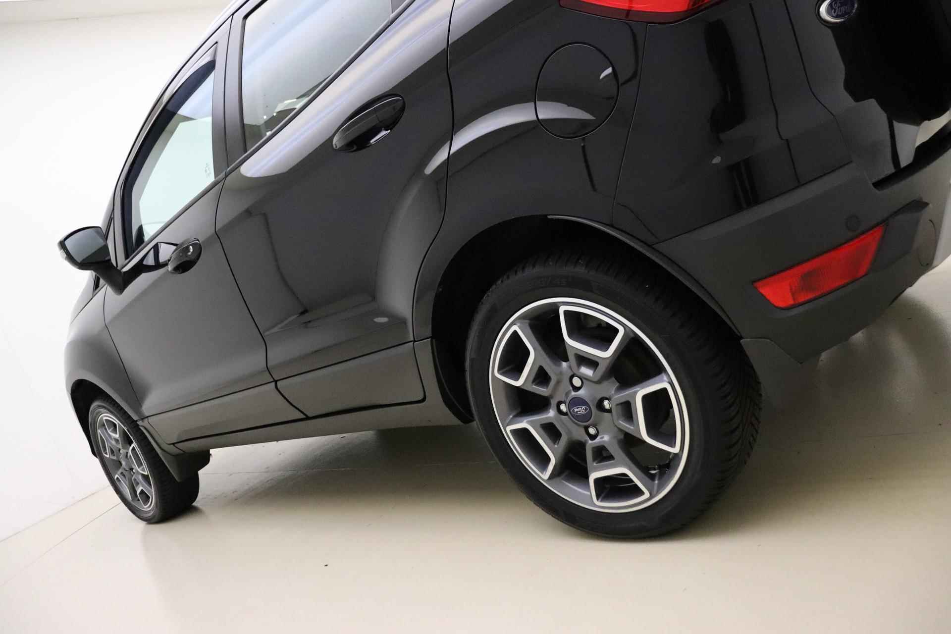 Ford EcoSport 1.0 EcoBoost Titanium | Trekhaak | Lederen bekleding | Climate Control | Parkeersensoren | Keyless Entry/Start | Start/stop | Licht metalen velgen | - 17/30