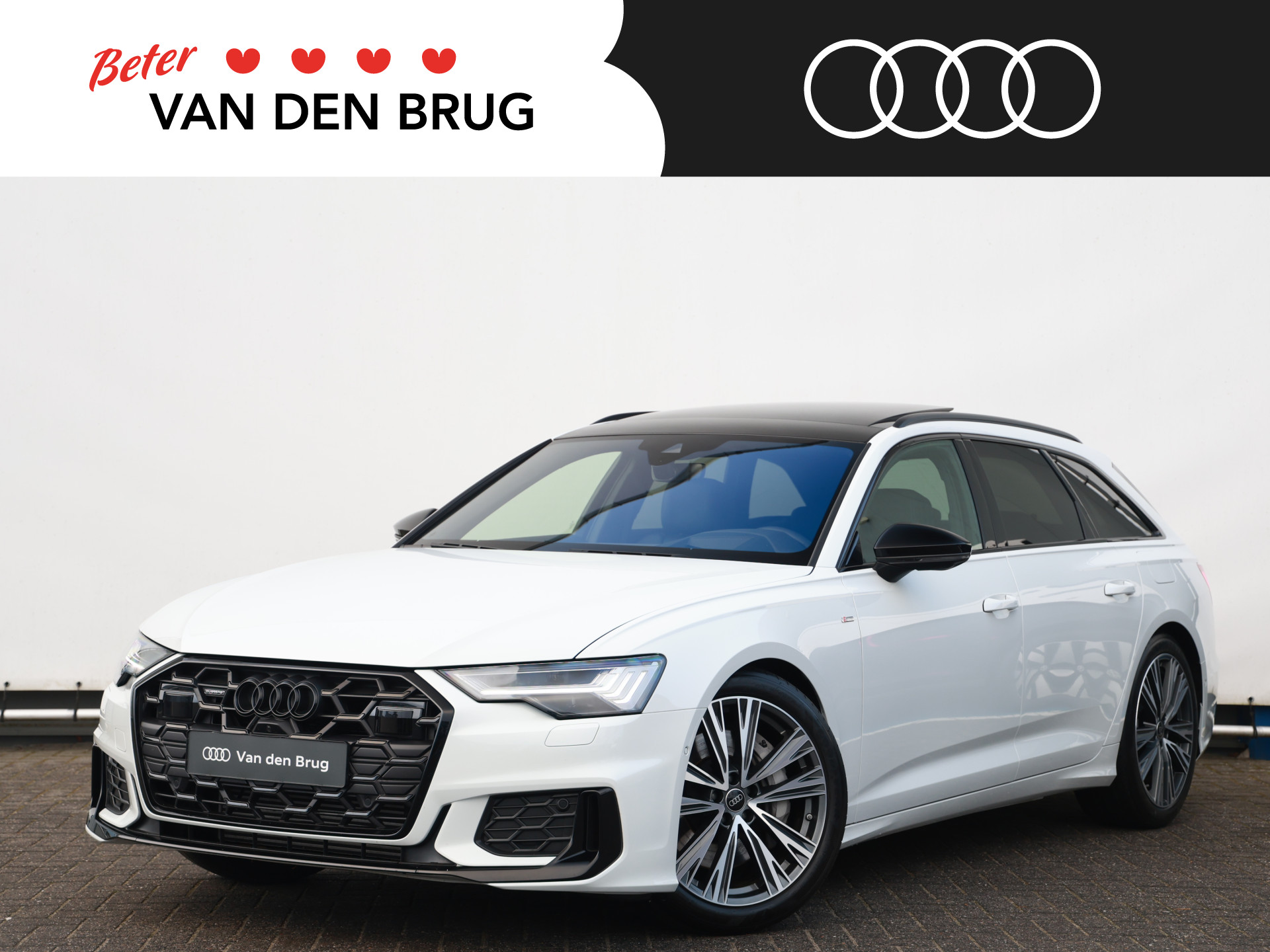 Audi A6 Avant 50 TFSI e quattro S edition 299pk | Pano | B&O | 360° Camera | Head-up | Trekhaak | HD-matrix LED | Keyless | Elek. stoelen