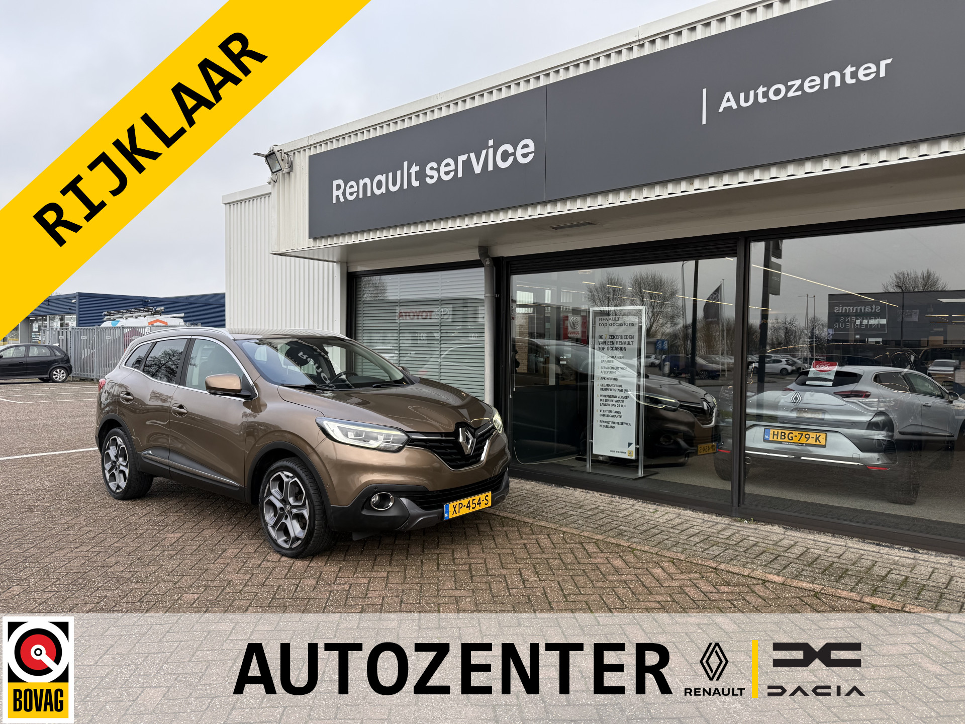 Renault Kadjar Extase Tce 130 | trekhaak wegklapbaar | lederen bekleding | Easy Park Assist | tijdelijk gratis Top Afleverpakket twv Eur 695