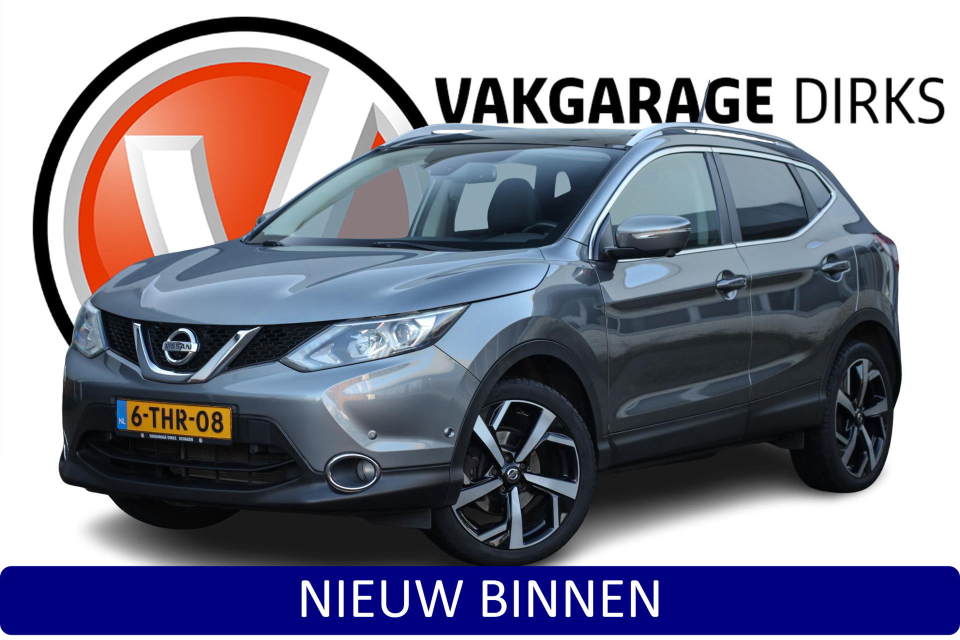 Nissan Qashqai 1.2 Tekna ✅ Pano ✅ Leder ✅ 19-inch