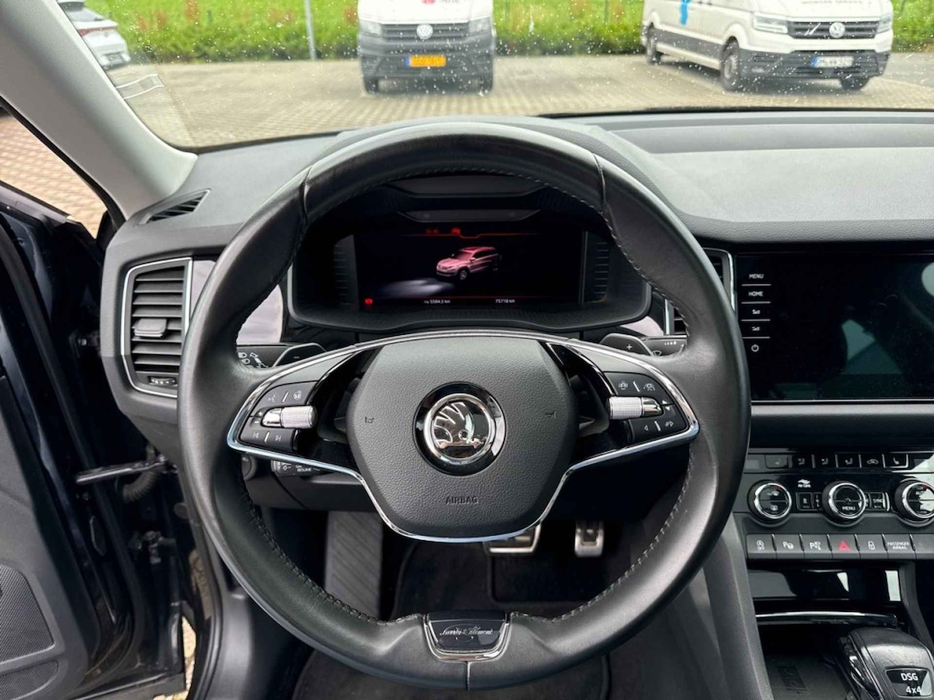 SKODA Kodiaq 2.0 TDI DSG L&amp;K 4X4 PANO-DAK/CAMERA/TREKHAAK/LEDER/NAVI/MEMORY - 13/25