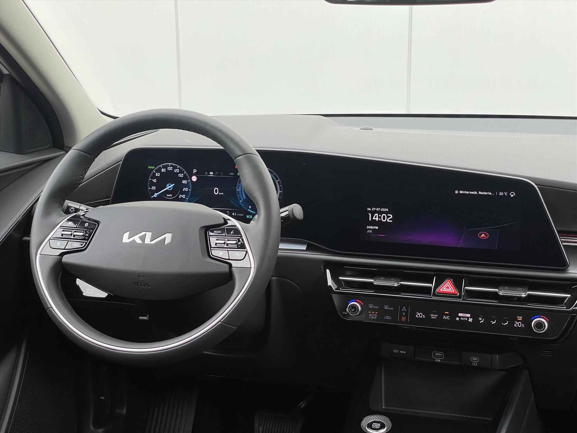 KIA Niro 1.6 GDi Hybrid 141pk DCT6 DynamicPlusLine | Panorama | Leder | Head up display | Stoel & Stuur verwarming | Adaptive Cruise | - 16/49