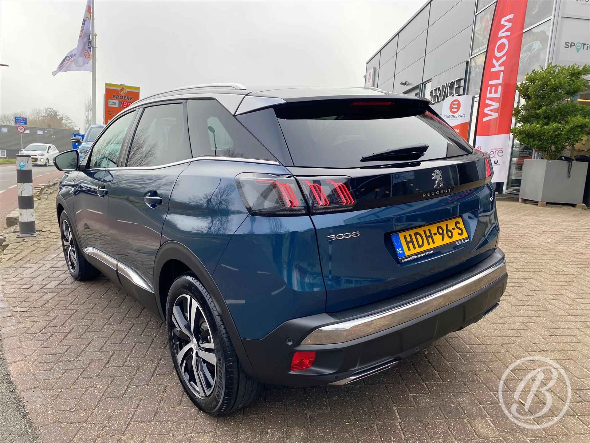 PEUGEOT 3008 1.2 Turbo 130pk EAT8 Automaat GT | keyless, adaptive cruise, lane keeping system, dodehoekdetectie, 18 inch velgen, camera, verw voorstoelen,navigatie - 4/62