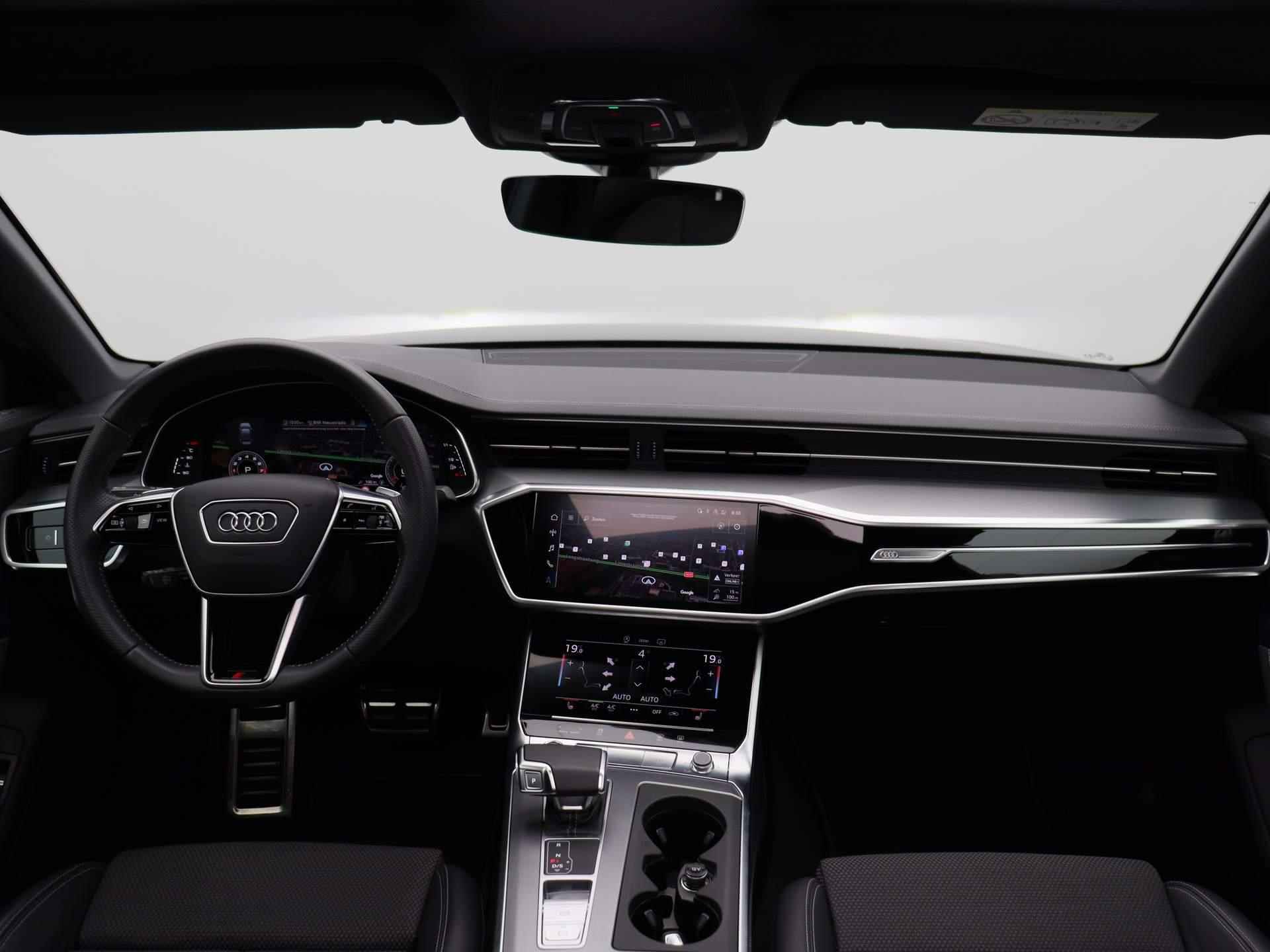 Audi A6 Limousine 45 TFSI S edition 245 PK | Automaat | LED Koplampen | S-Line Exterieur | 19 inch lichtmetalen velgen | Assistentiepakket City + Tour | Panorama dak | Half-Lederen bekleding | Privacy Glass | Stoelverwarming | Parkeersensoren | Climate Control | - 41/50