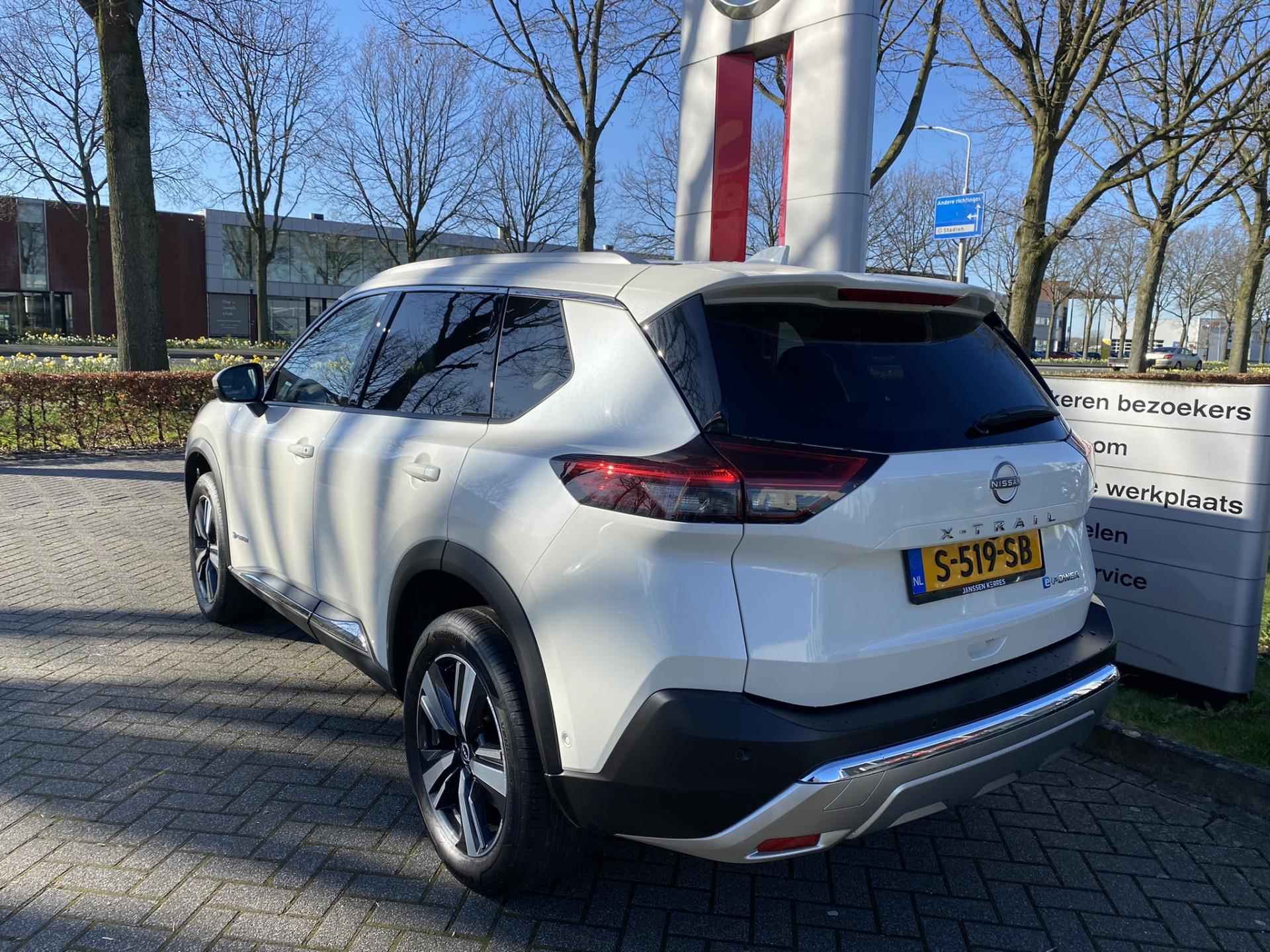 Nissan X-Trail 1.5 e-POWER TEKNA 204pk Leer, Adaptive Cruise, 4 Camera's, Schuifdak, Head-up, Elektr. achterklep, Stoelverw. V/A, Stuurverw., Voorruitverw. | NIEUWPRIJS EUR 58321 - 6/31