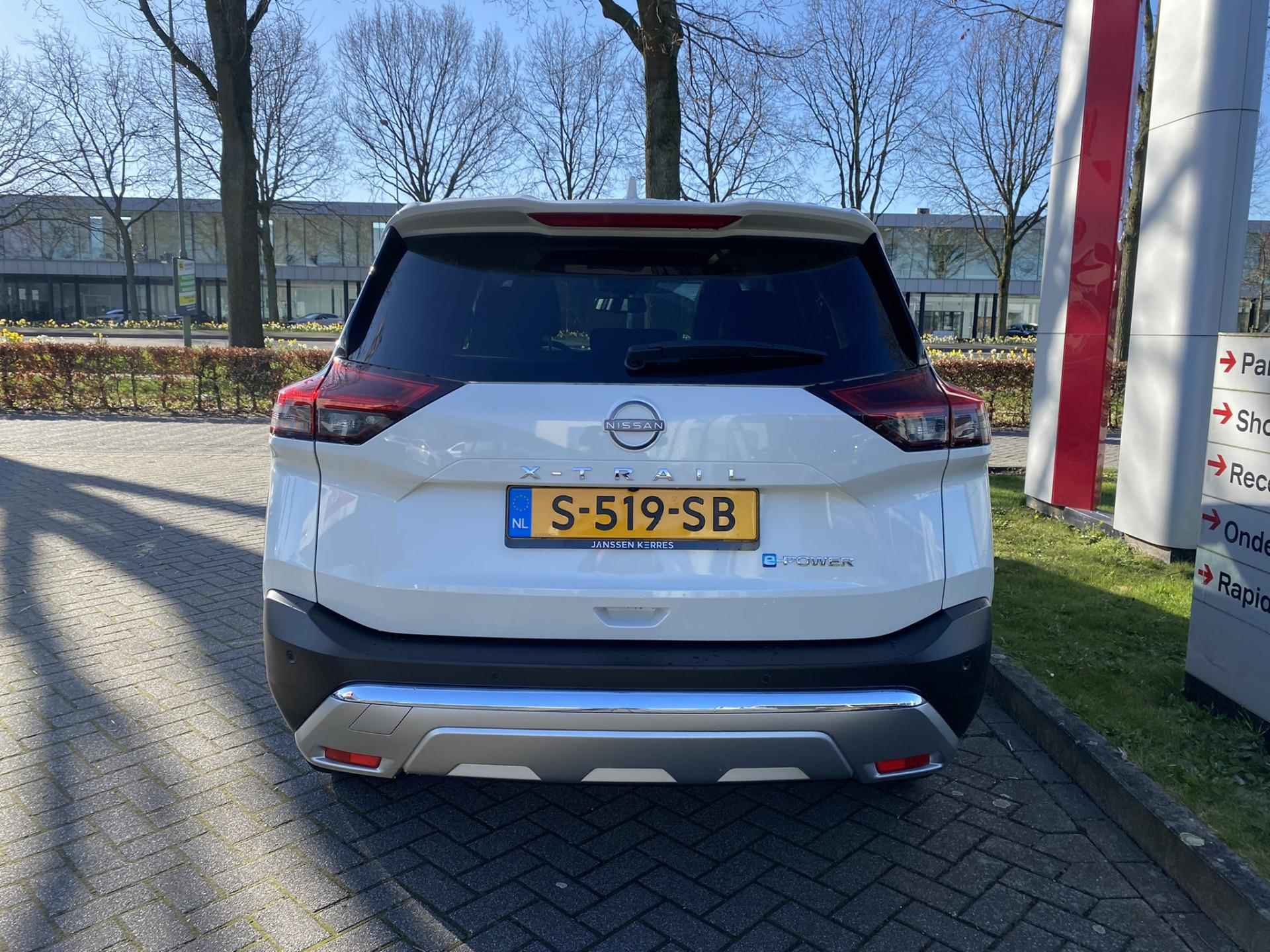 Nissan X-Trail 1.5 e-POWER TEKNA 204pk Leer, Adaptive Cruise, 4 Camera's, Schuifdak, Head-up, Elektr. achterklep, Stoelverw. V/A, Stuurverw., Voorruitverw. | NIEUWPRIJS EUR 58321 - 7/31