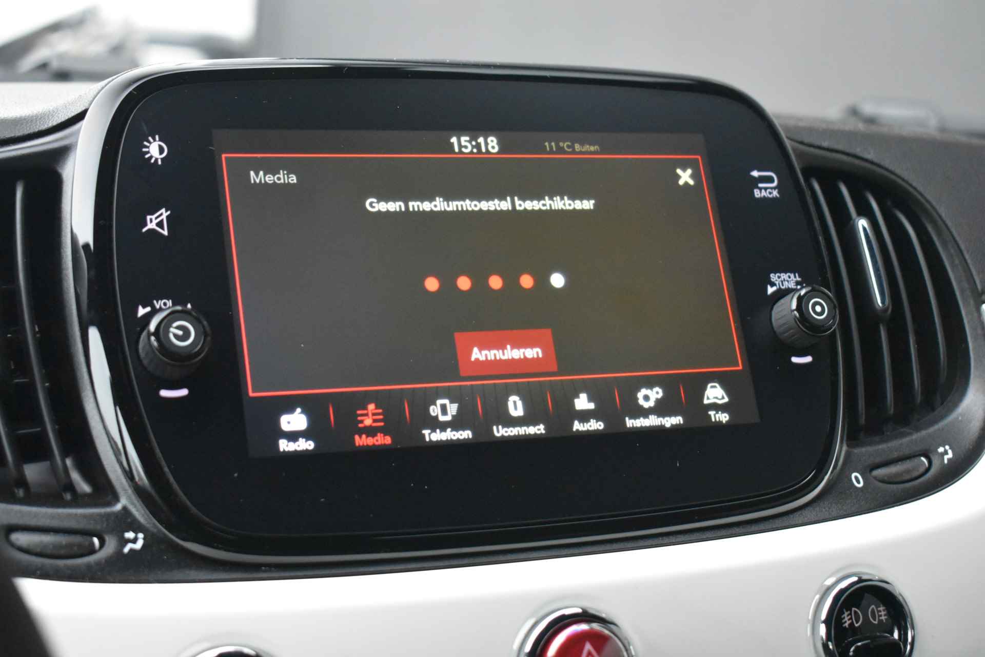 Fiat 500 Cabrio 1.0 Hybrid | Navigatie by App | Nieuwstaat! | Cruise Control | Airco | Apple Carplay | Android Auto | Bluetooth-Telefoonv - 13/32