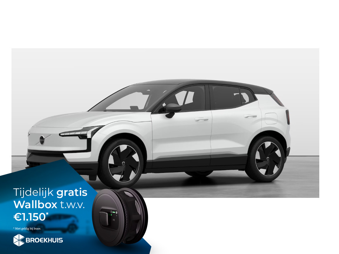 Volvo EX30 Extended Range 272PK Plus 69kWh | Getint Glas | Elektr Klep | 19" Lichtmetalen velgen | Gratis Wallbox !!