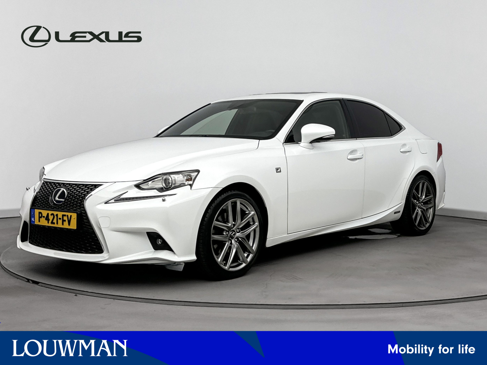 Lexus IS 300h F-Sport Line Limited | Zwart Leder | Glazen Schuifdak | ALL Season Banden | JH 22/10 verkocht ovb financiering