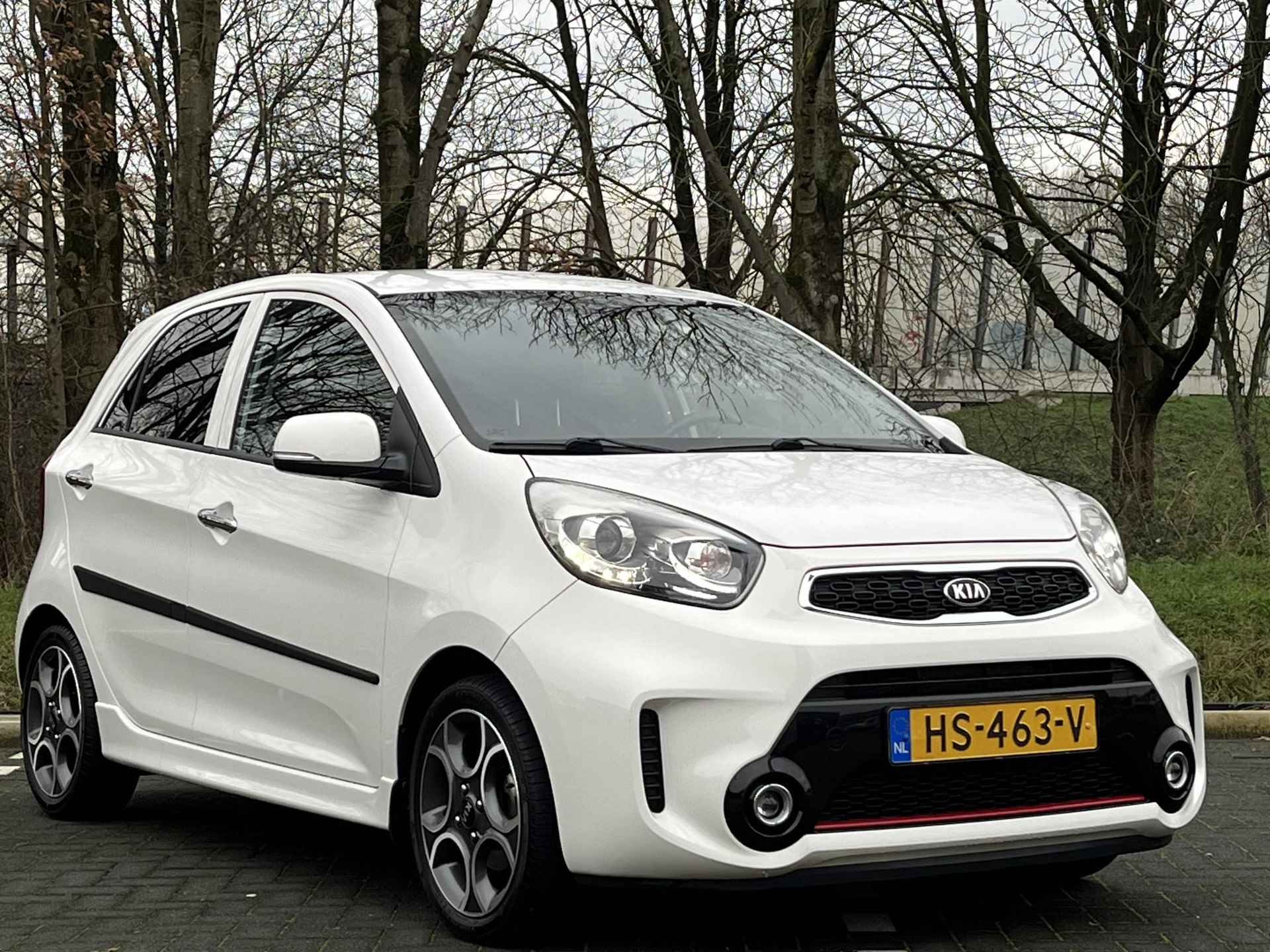 Kia Picanto 1.2 84 PK CVVT SportsLine | Keyles entry | Climate control | Half lederen bekleding incl verwarming | PDC | Lage kmstand | - 4/35