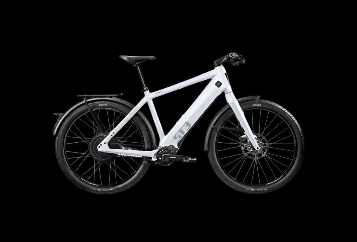 Stromer ST3 Pinion Heren Cool White XL 2024