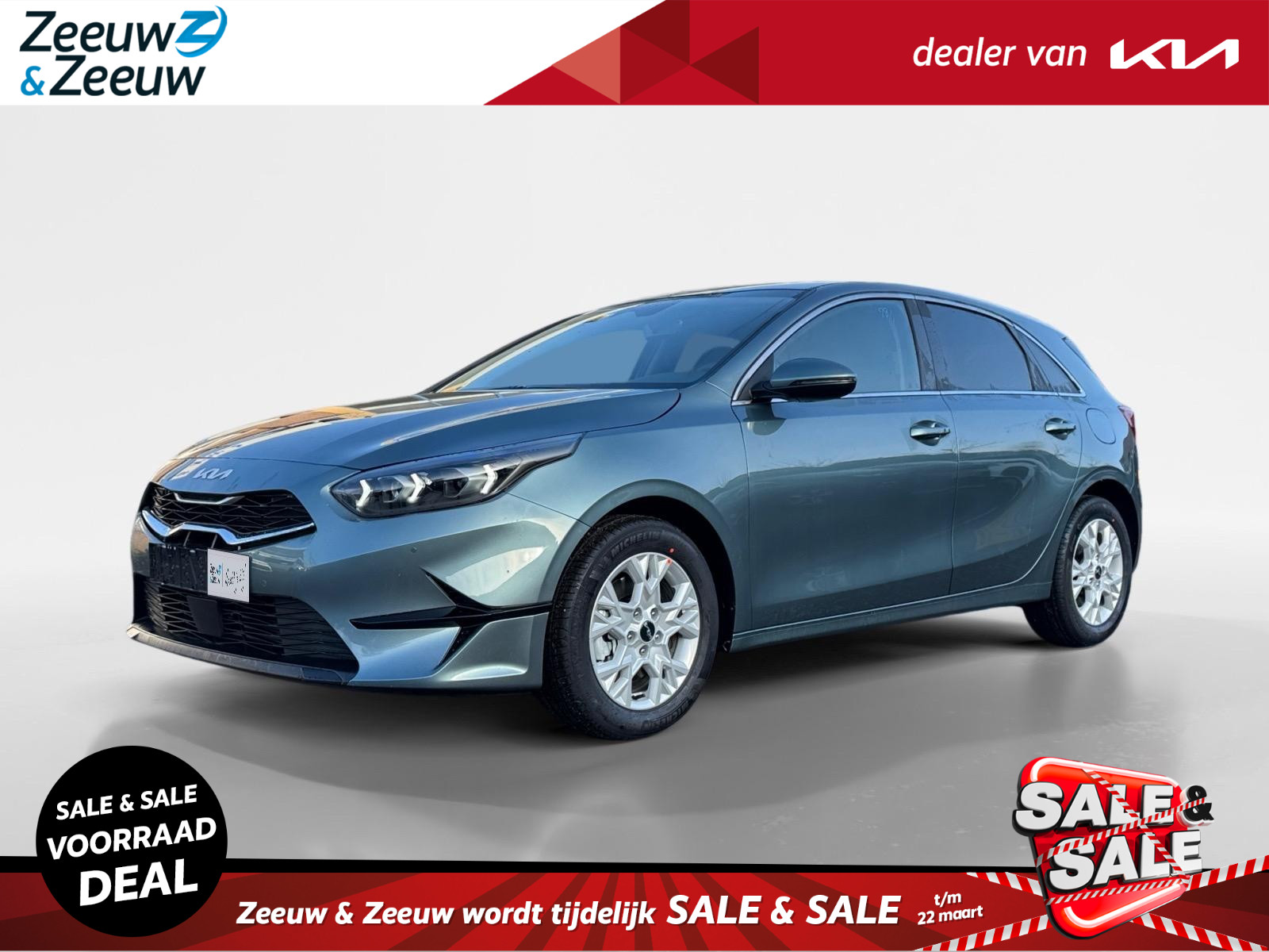 Kia Ceed 1.5 T-GDi DynamicPlusLine | VOORRAAD AUTO | Nu met €4.500,- inruilpremie! | SNEL RIJDEN |