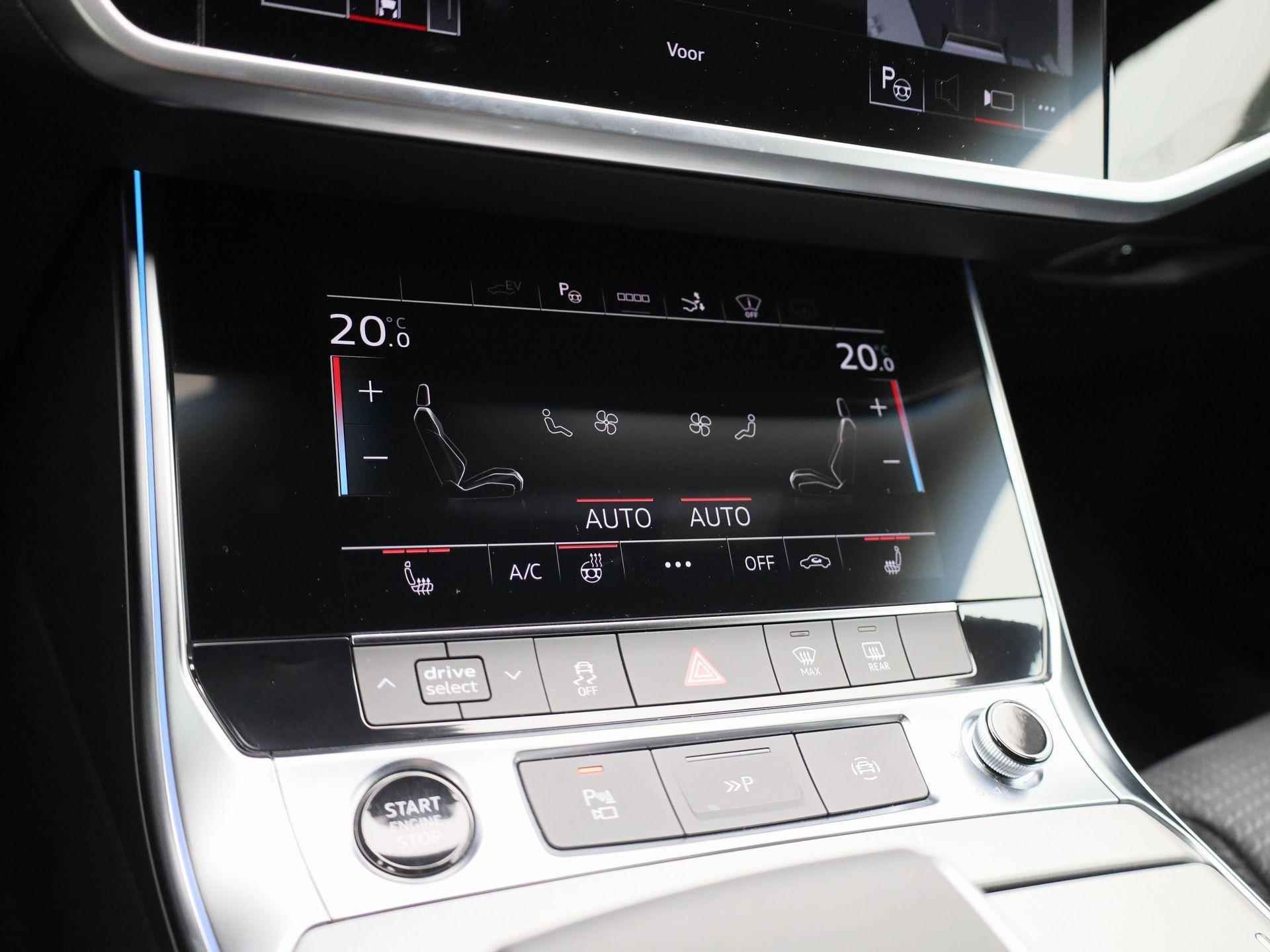 Audi A7 Sportback 55 TFSI e quattro Pro Line S Competition 367 PK | S-line | Automaat | Navigatie | 360 Camera | Head-up Display | B&O 3D Sound System| Adaptive Cruise Control | Climate Control | Stoelverwarming voor- en achterin | Virtual Cockpit | LED HD Matrix | Privacy glass | - 43/58