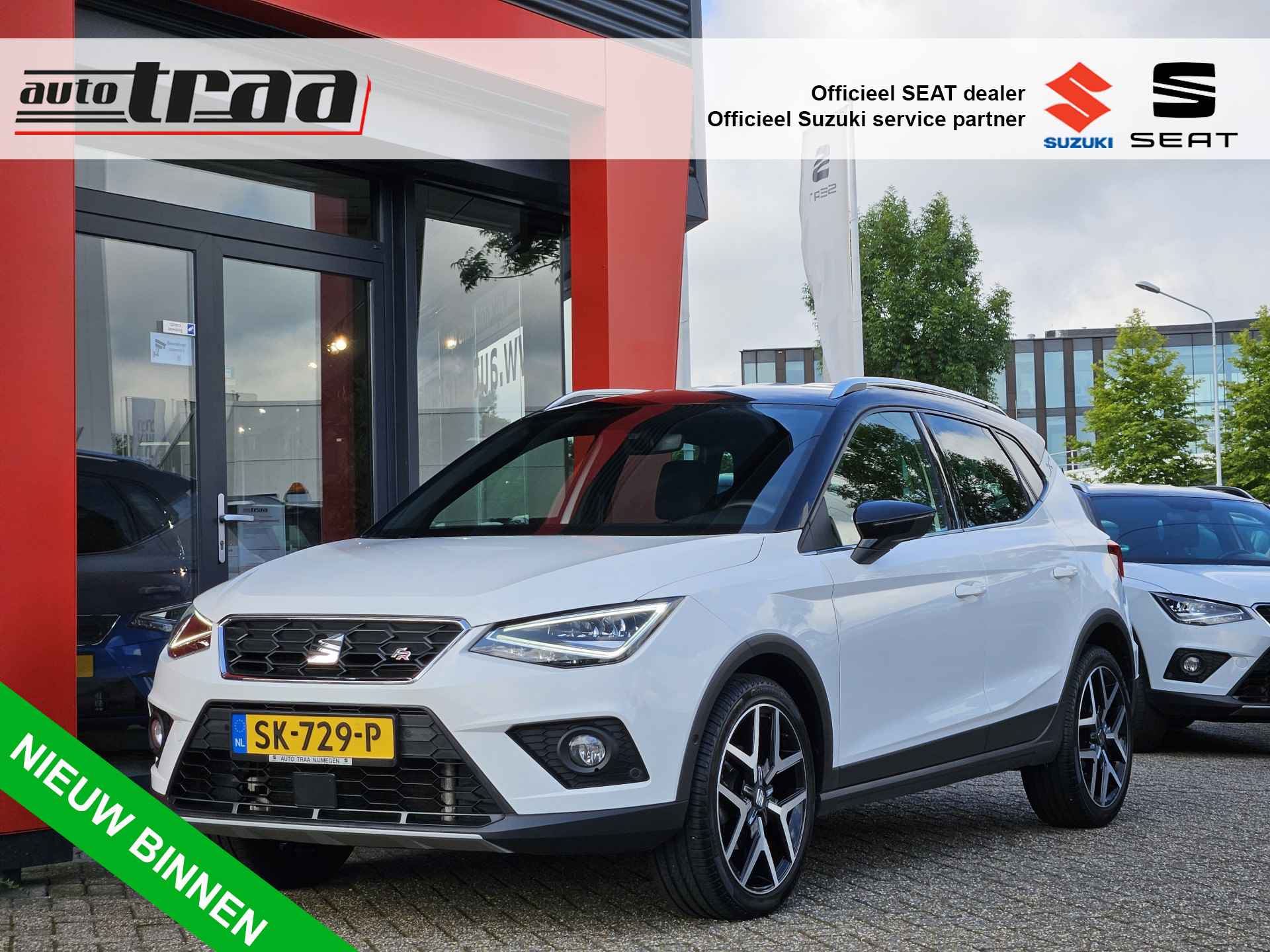 SEAT Arona 1.0 TSI FR Launch Edition DSG-7 Automaat / Stoelverw. / Parkeersens. rondom / Navi / Rijklaar met 12 mnd garantie! / - 1/28