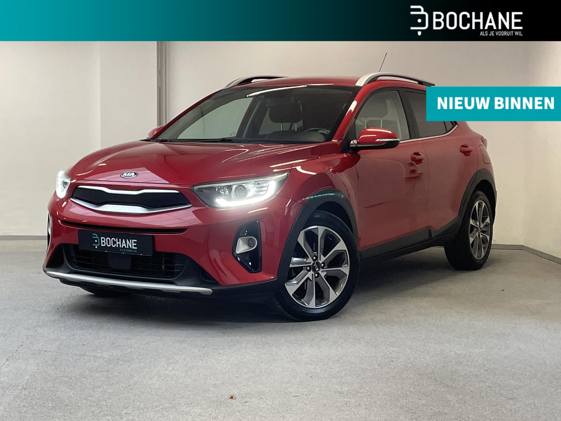 Kia Stonic 1.0 T-GDi DynamicPlusLine | STOEL/STUUR VERWARMING | HALF-LEDER | CLIMA | CARPLAY |