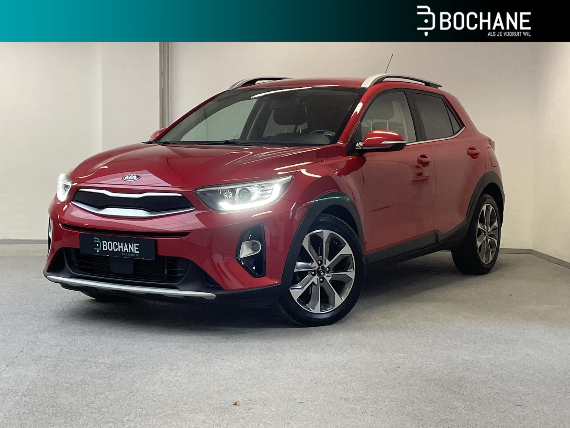 Kia Stonic 1.0 T-GDi DynamicPlusLine | STOEL/STUUR VERWARMING | HALF-LEDER | CLIMA | CARPLAY |