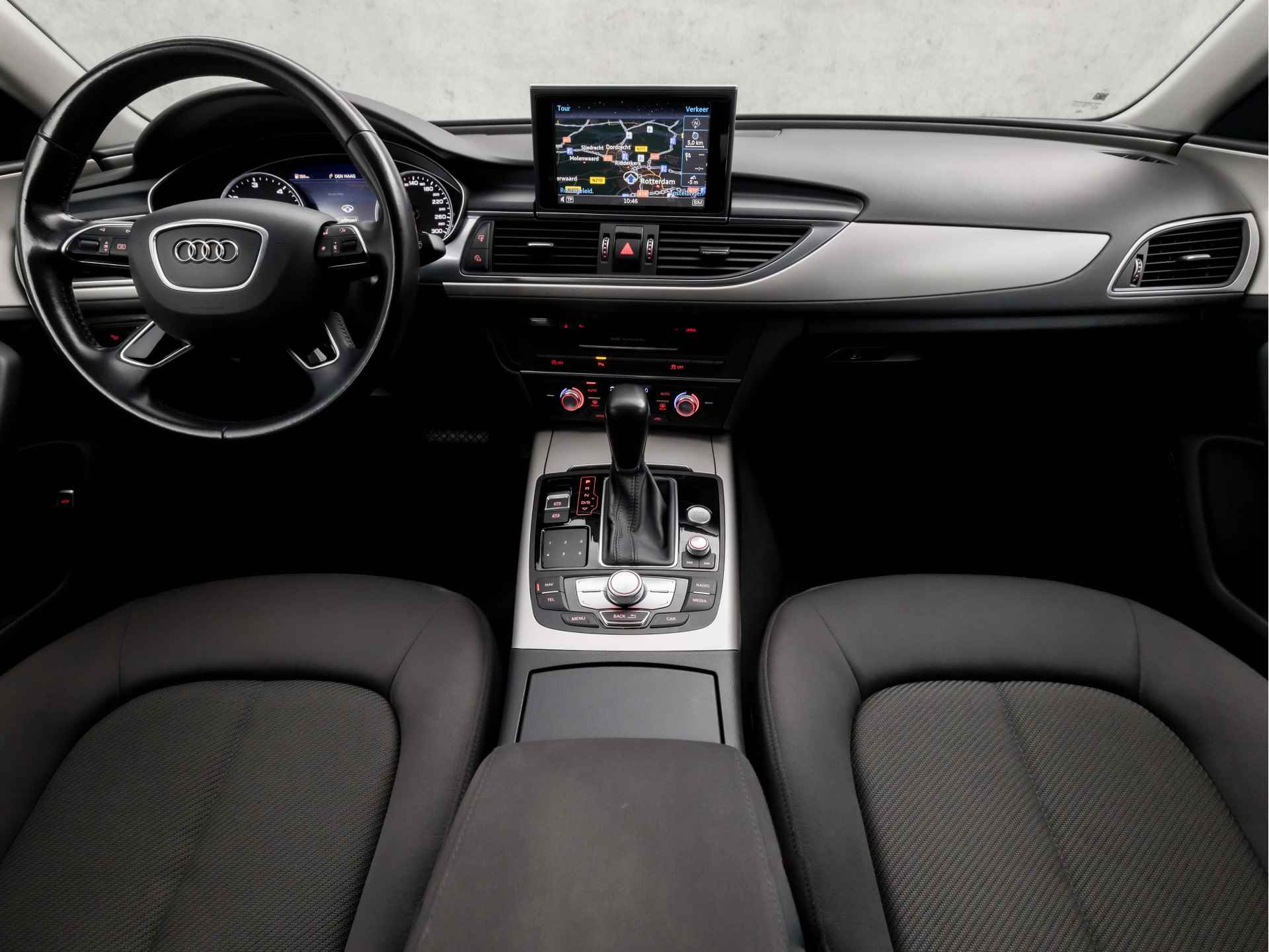 Audi A6 Limousine 2.0 TDI Luxury 191Pk Automaat (GROOT NAVI, CLIMATE, XENON, PARKEERSENSOREN, SPORTSTOELEN, KEYLESS START, CRUISE, NIEUWSTAAT) - 6/40