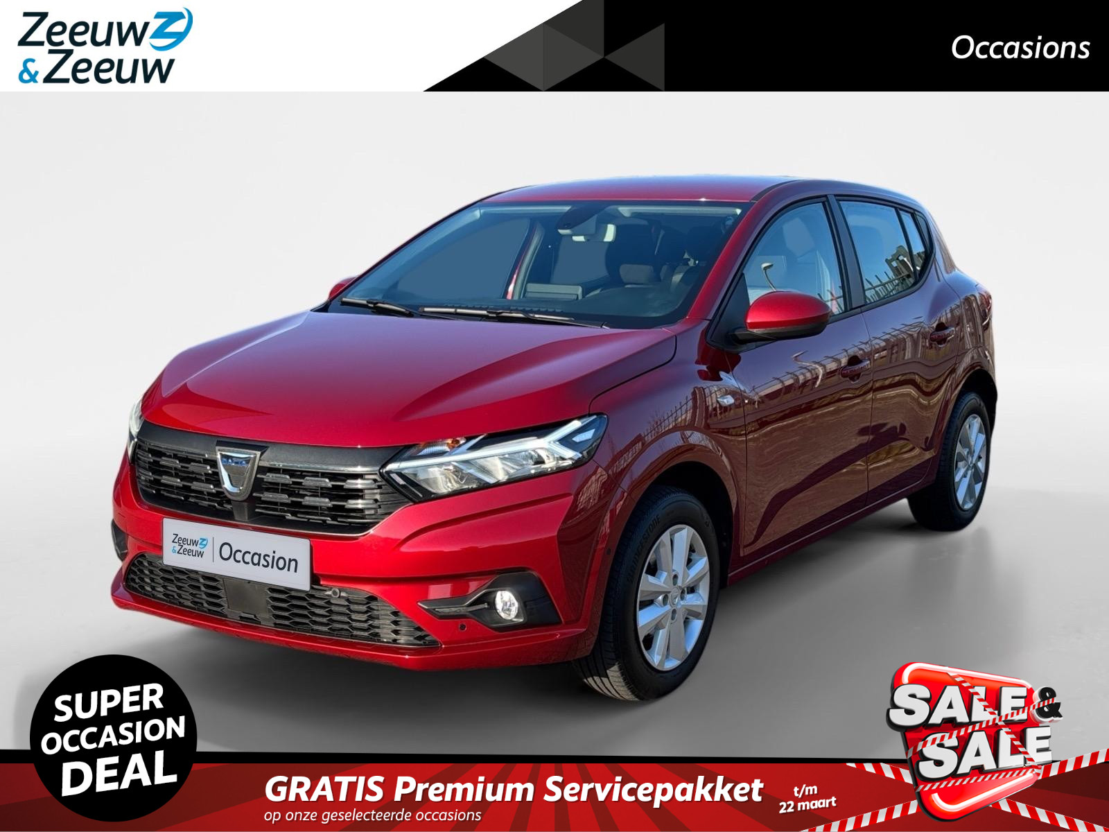 Dacia Sandero 90PK TCe Comfort | Camera | Parkeersensoren | Airco | Cruise Control | Apple CarPlay/Android Auto | Licht & Regen Sensor | Full LED |