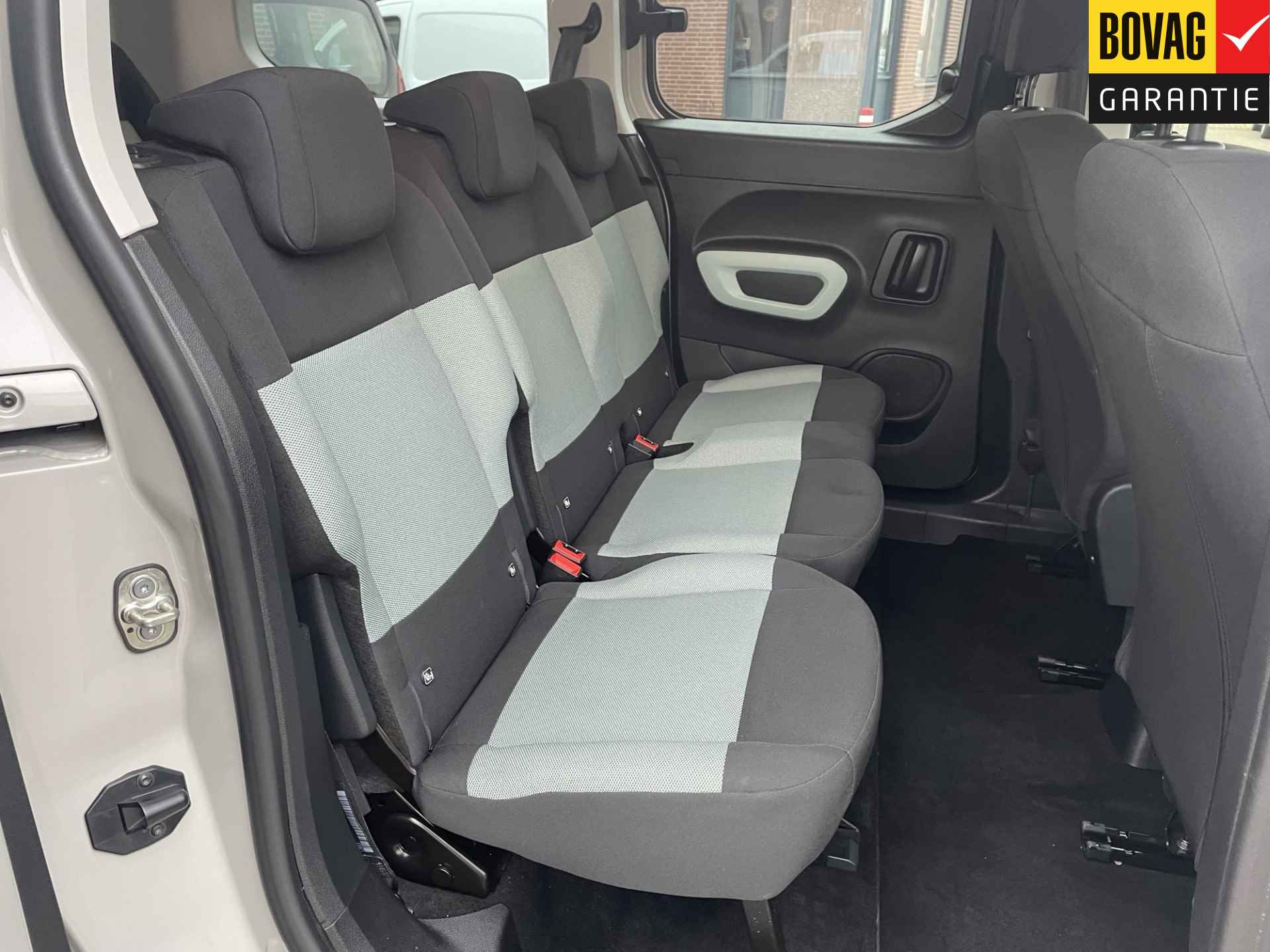 Citroën Berlingo XL 1.2 PureTech Live 7p. 110pk MAXI ( Cruise control, Airco, Parkeersensoren) RIJKLAARPRIJS! - 5/40