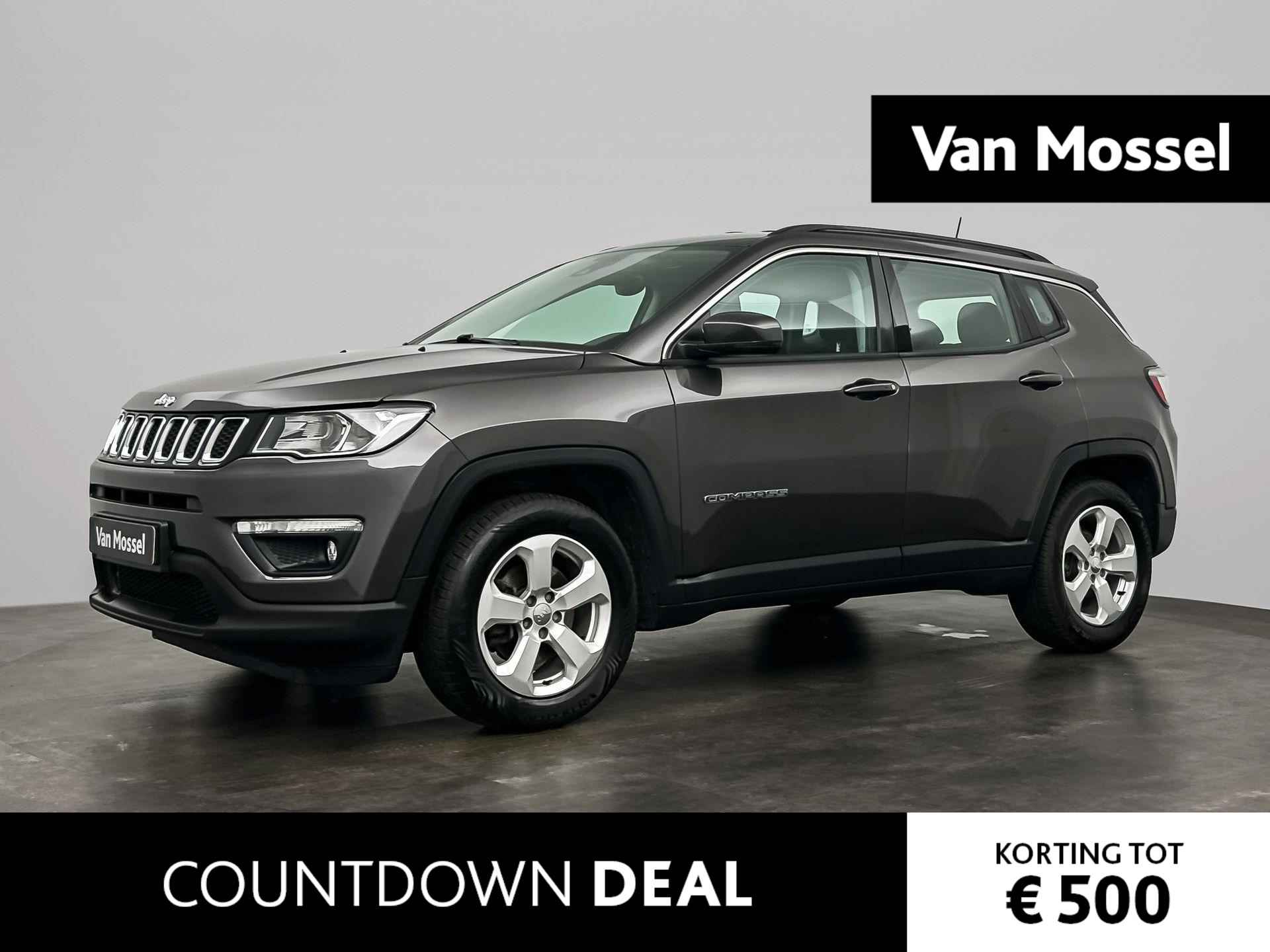 Jeep Compass 1.4 MultiAir Limited | Automatische Airconditioning | Parkeersensoren | Trekhaak | Navigatie | Half-Lederen Bekleding | Stoelverwarming - 1/25