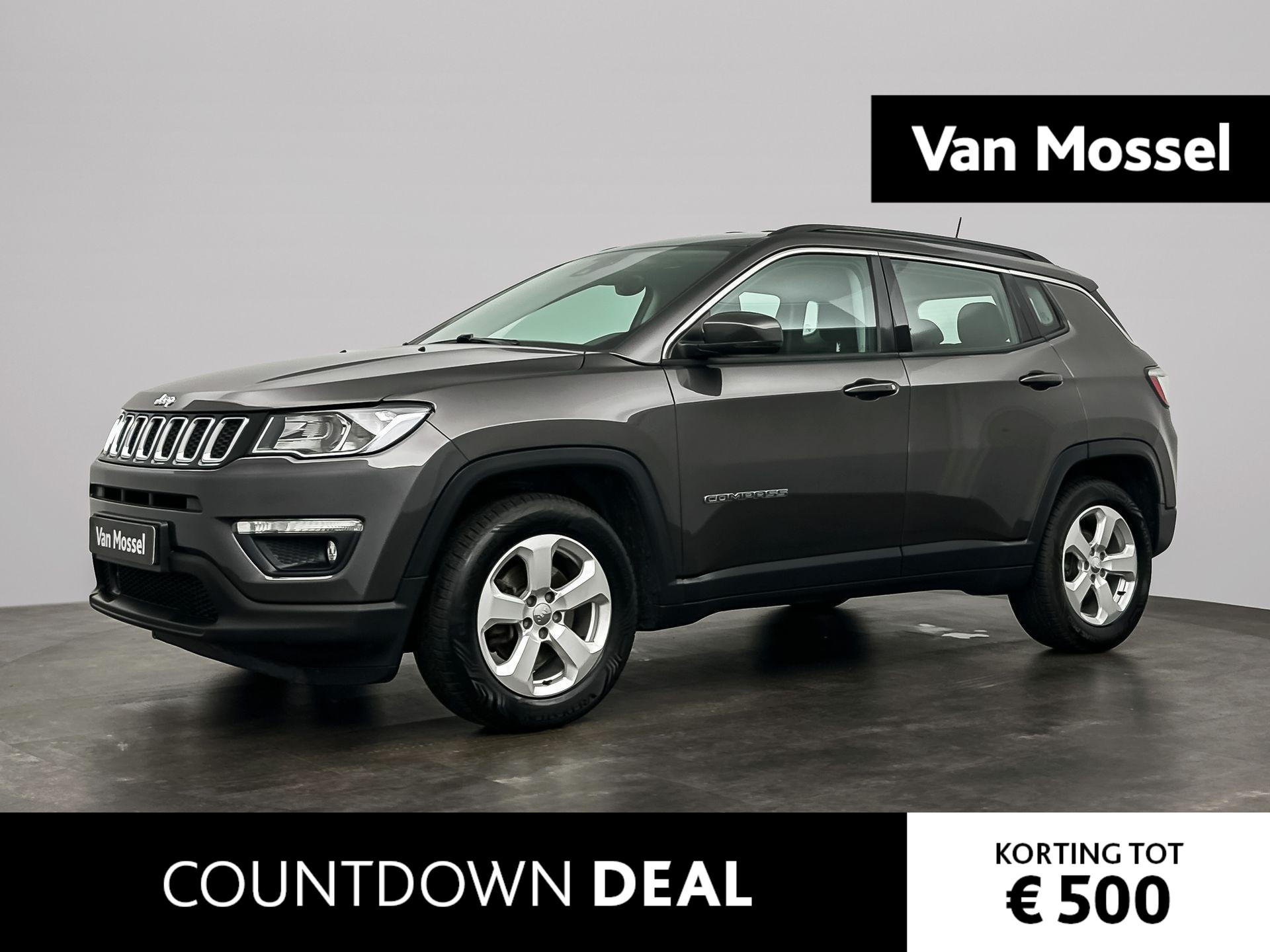 Jeep Compass 1.4 MultiAir Limited | Automatische Airconditioning | Parkeersensoren | Trekhaak | Navigatie | Half-Lederen Bekleding | Stoelverwarming