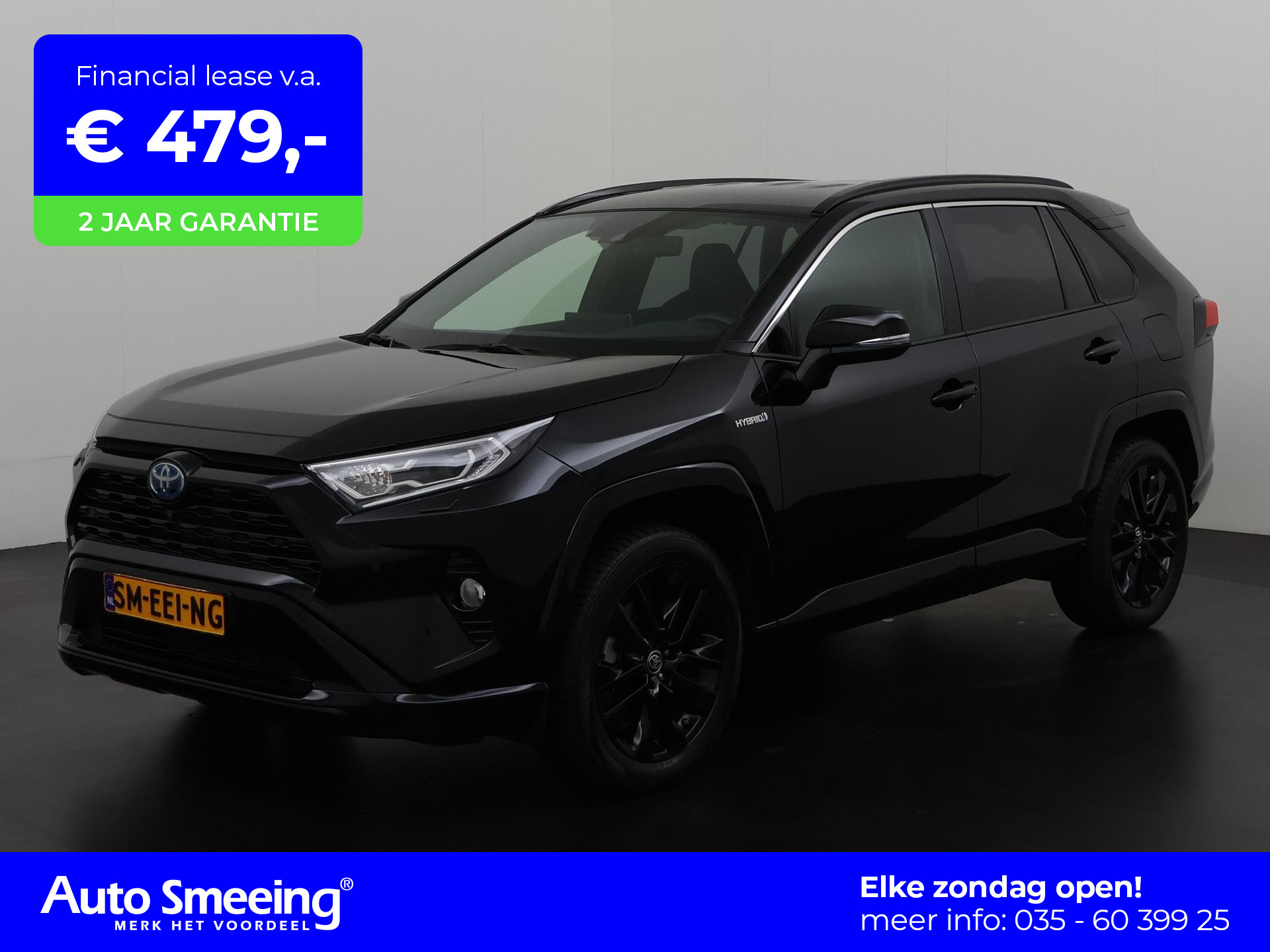 Toyota RAV4 2.5 Hybrid Black Edition | Trekhaak | 360 Camera | Winterpakket | JBL | Zondag Open!