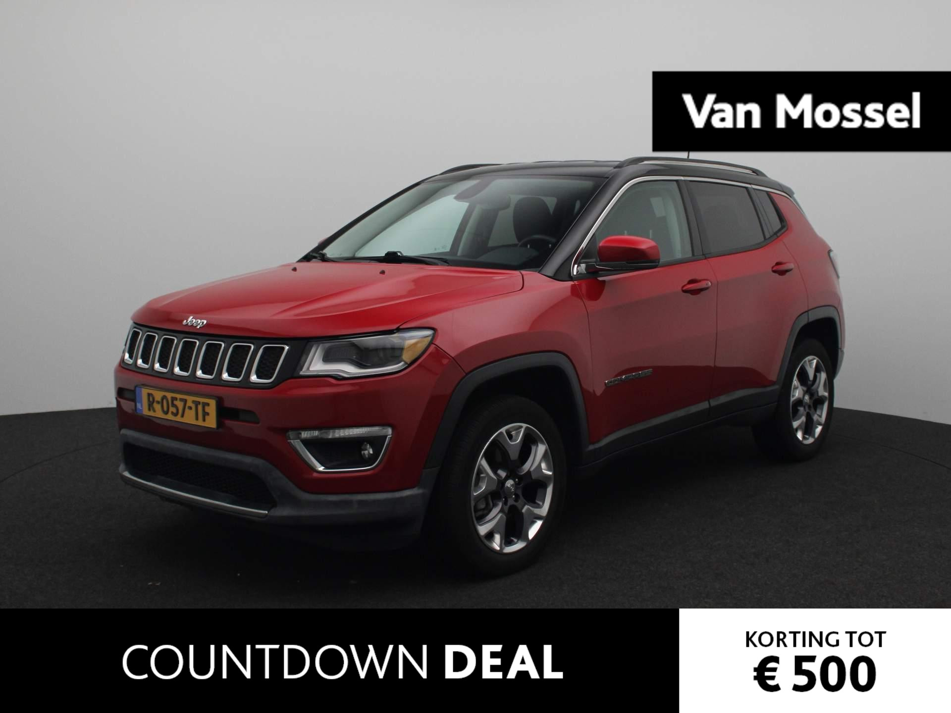 Jeep Compass 4x4 | Navigatie | Half leder | Camera | 4x4 180PK | Climate control