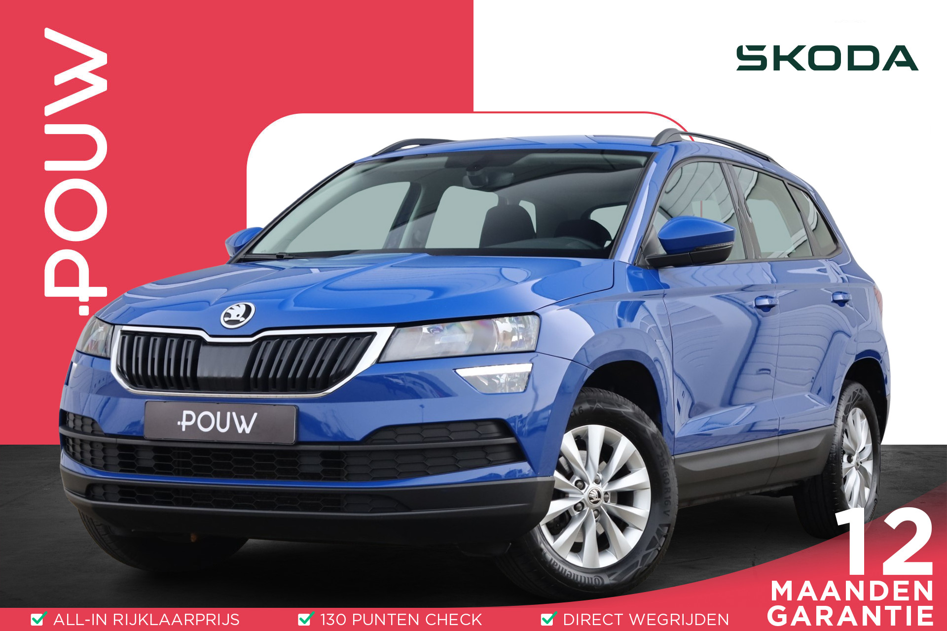 Skoda Karoq 1.5 TSI 150pk DSG Business Edition | Navigatie | App Connect | Cruise Control | Parkeersensoren Achter