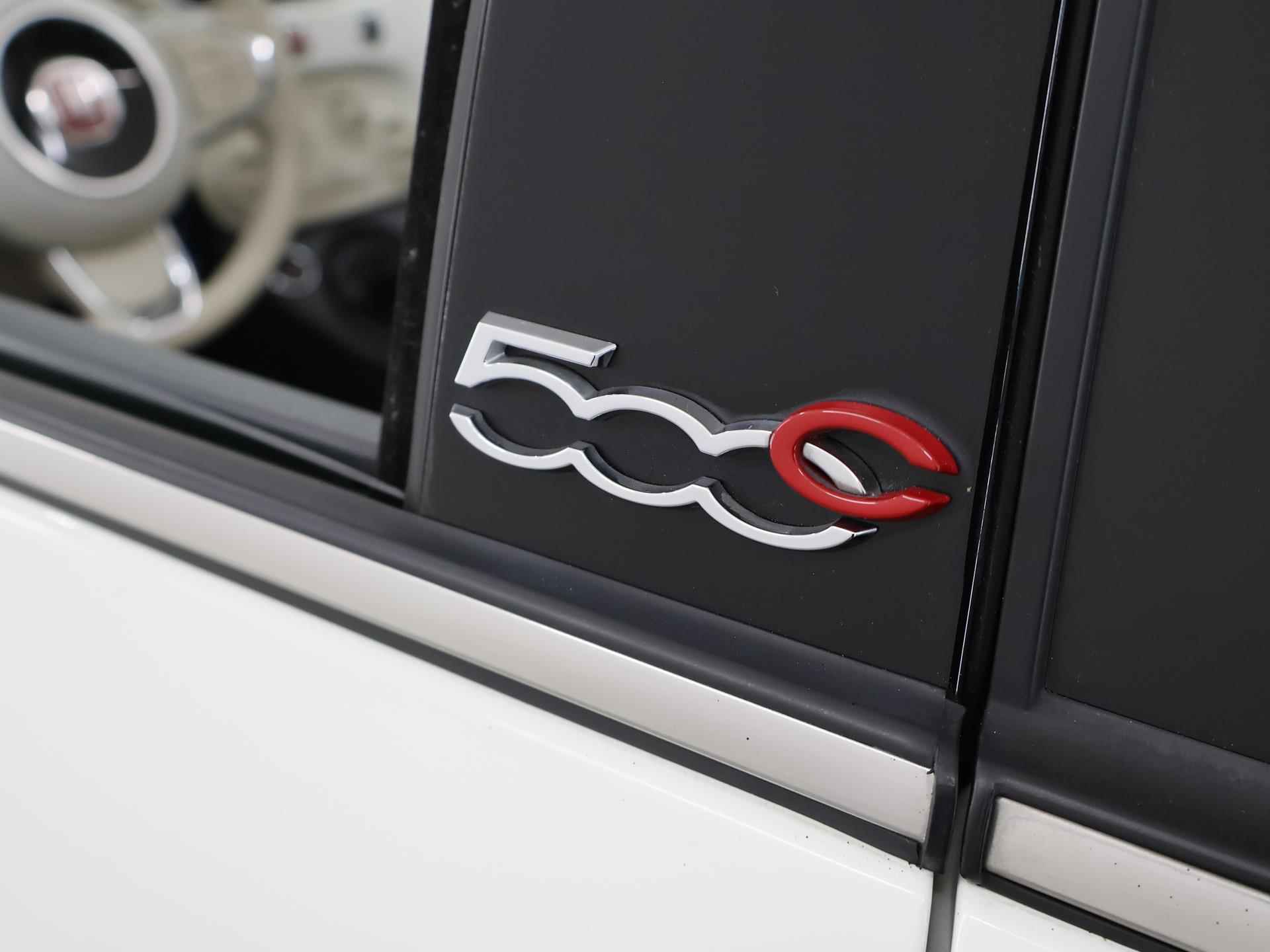 Fiat 500 C 0.9 TwinAir Turbo Anniversario | Navigatie | Airco | Cruise control | Bluetooth | - 37/41
