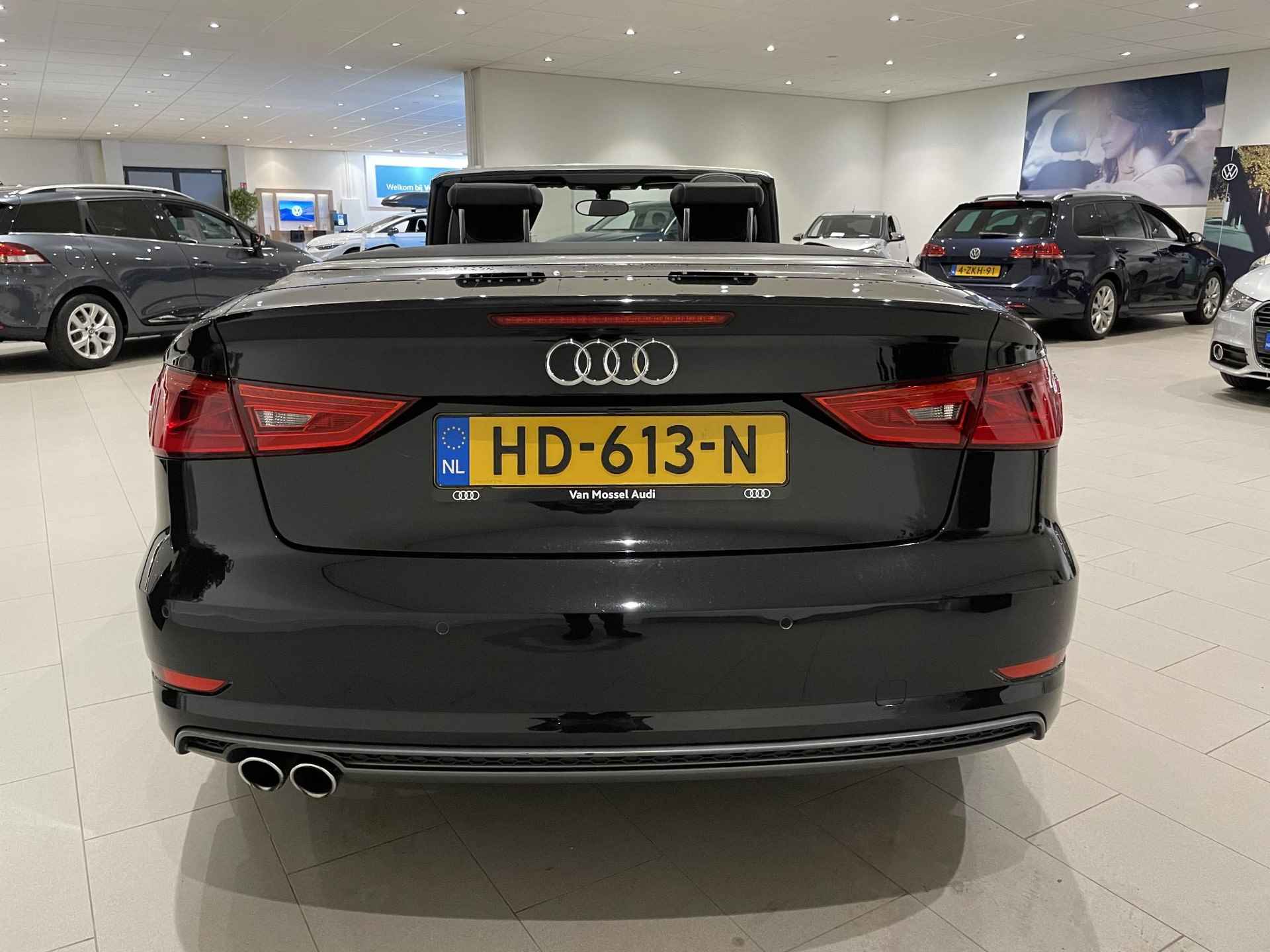 Audi A3 Cabriolet 1.4 TFSI CoD Ambition Pro Line S Open Days 140 PK | Nekverwarming | Navigatie | Bluetooth | Stoelverwarming | Climate Control | Start Stop Systeem | Parkeersensoren | Elektrische Handrem | Verwarmbare Buitenspiegels | Elektrisch Bedienbare Ramen | - 4/36