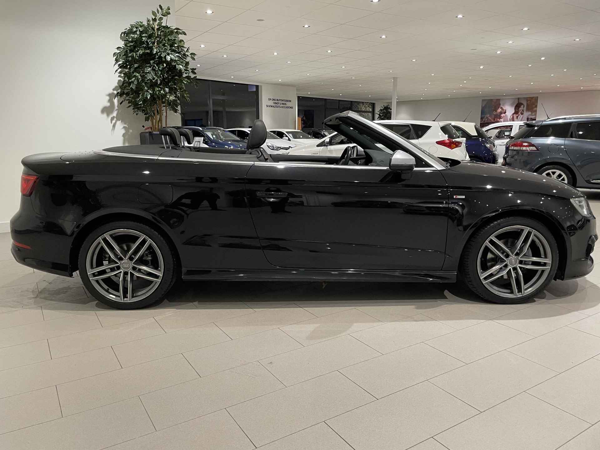 Audi A3 Cabriolet 1.4 TFSI CoD Ambition Pro Line S Open Days 140 PK | Nekverwarming | Navigatie | Bluetooth | Stoelverwarming | Climate Control | Start Stop Systeem | Parkeersensoren | Elektrische Handrem | Verwarmbare Buitenspiegels | Elektrisch Bedienbare Ramen | - 7/36