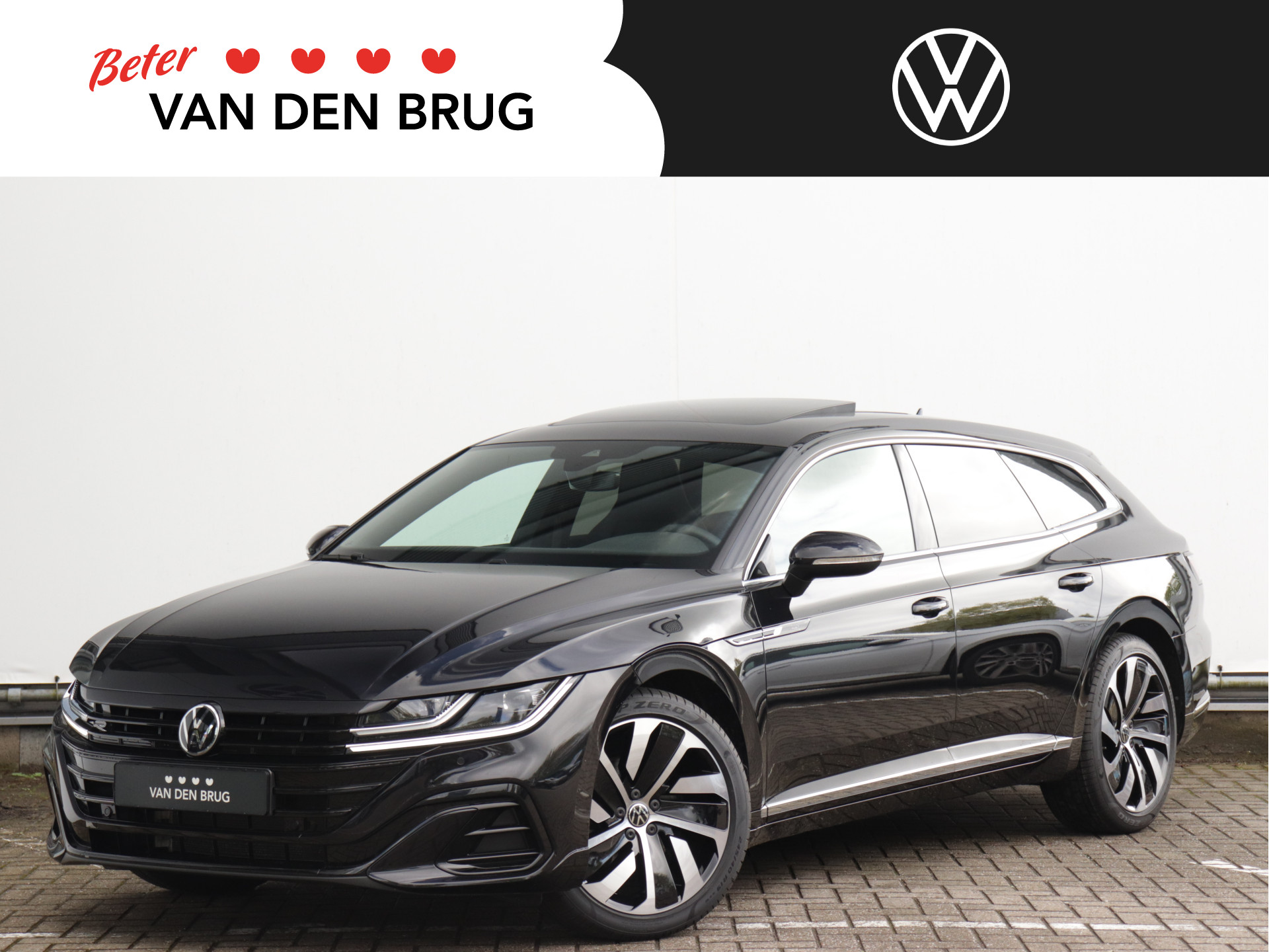 Volkswagen Arteon Shooting Brake 2.0 TSI R-Line Business 190pk Automaat | Leder | Panorama dak | Camera | Keyless | Navigatie | bij viaBOVAG.nl