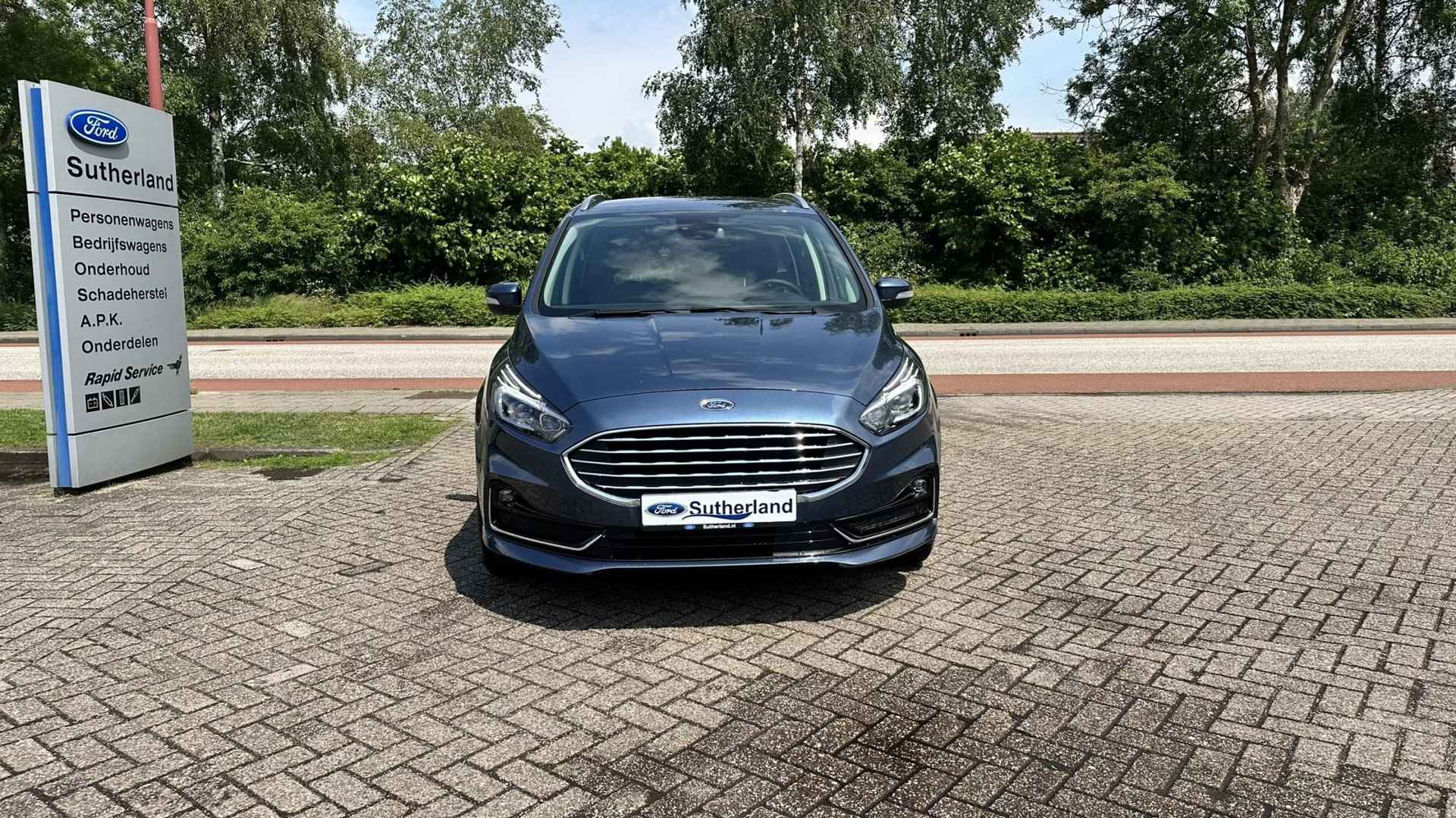 Ford Galaxy 2.5 FHEV Hybride Titanium 190pk 7 pers | NIEUW! | Adaptieve Cruise | Memory seats |  Full LEDER | LED Koplampen | Achteruitrijcamera - 8/23