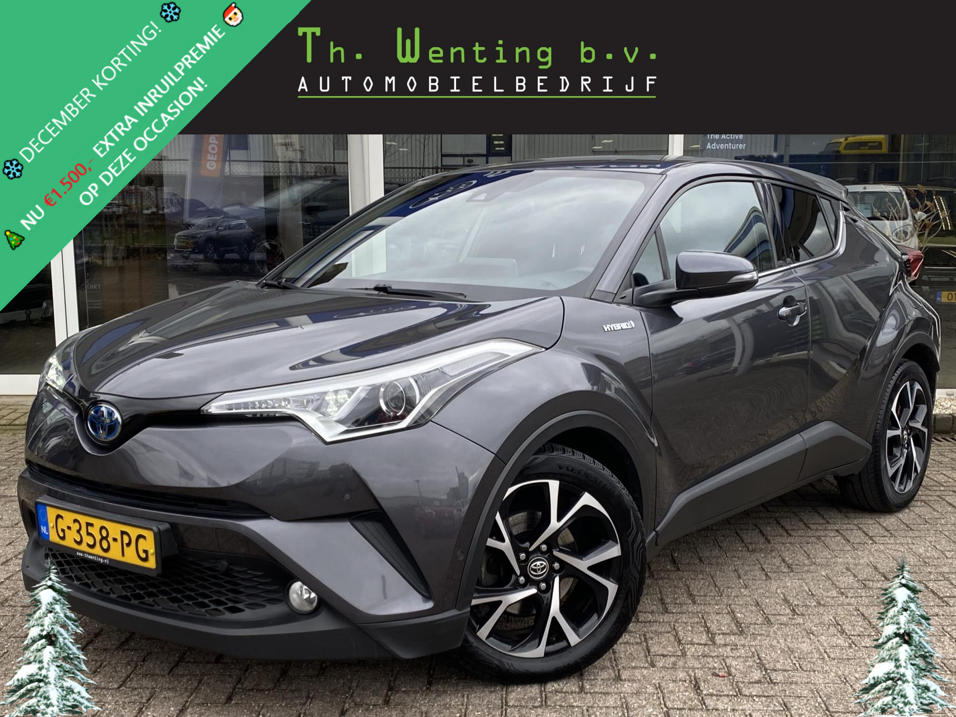 Toyota C-HR 1.8 Hybrid Business Intro | Adaptieve Cruise Control | Stoelverwarming voor | Achteruitrijcamera | Navigatie | Parkeersensoren voor + achter |