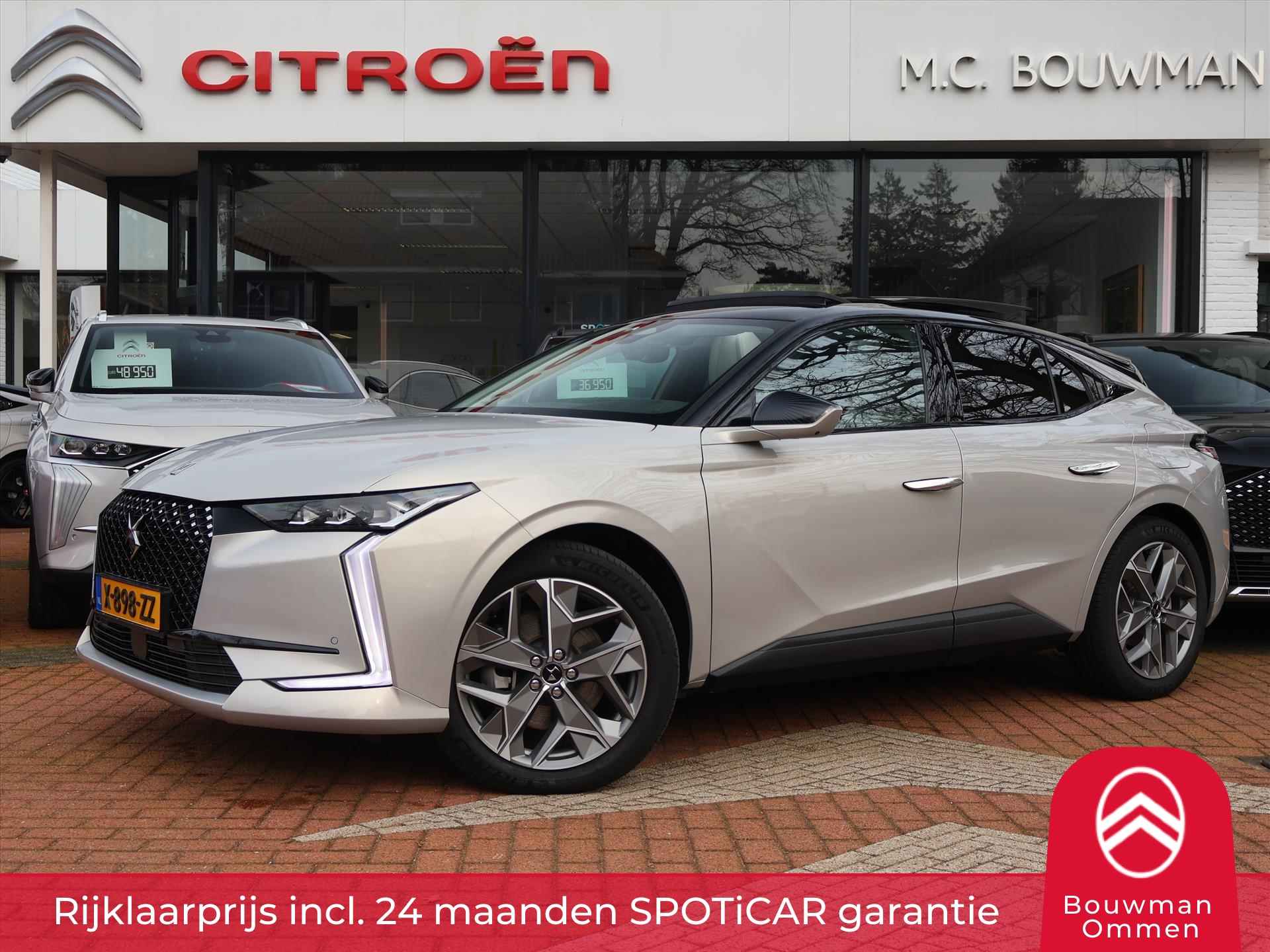 DS Ds 4 E-Tense Hybride 225PK eEAT8 Automaat Esprit de Voyage, Rijklaarprijs | Panoramadak | Focal HiFi | Leder | Adaptieve Cruise | Navigatie