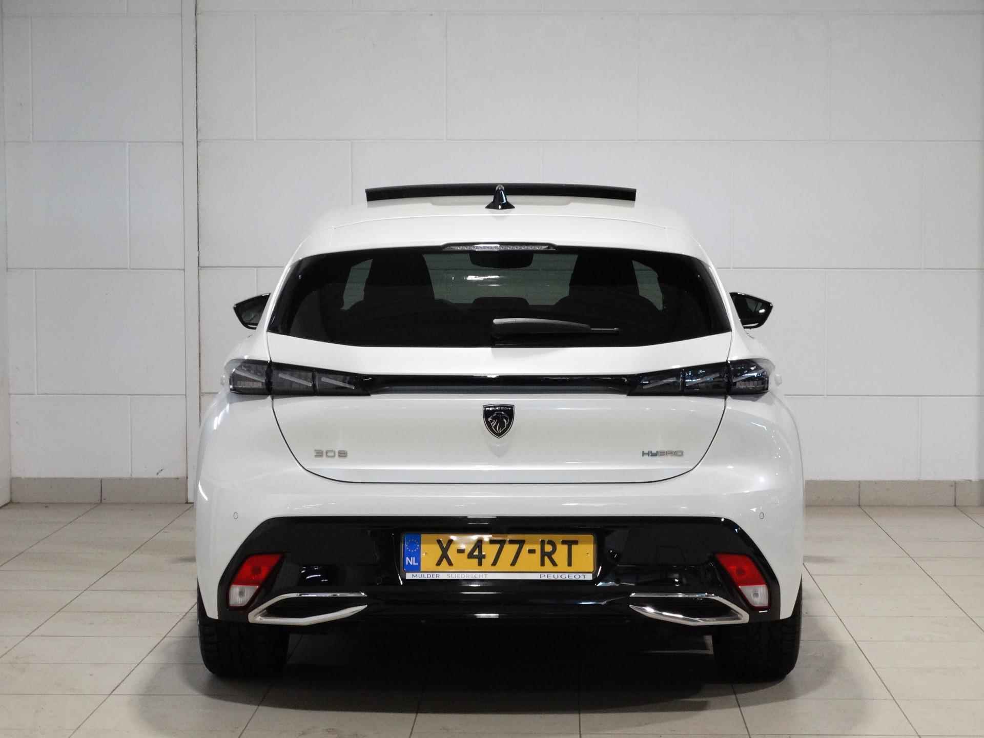 Peugeot 308 5-deurs GT 1.6 HYbrid PHEV 180pk e-EAT8 AUTOMAAT | SCHUIF/KANTELDAK | FOCAL HIFI | ALCANTARA | 7,4KWH OB-CHARGER | 360° CAMERA | SMART KEYLESS | - 9/73