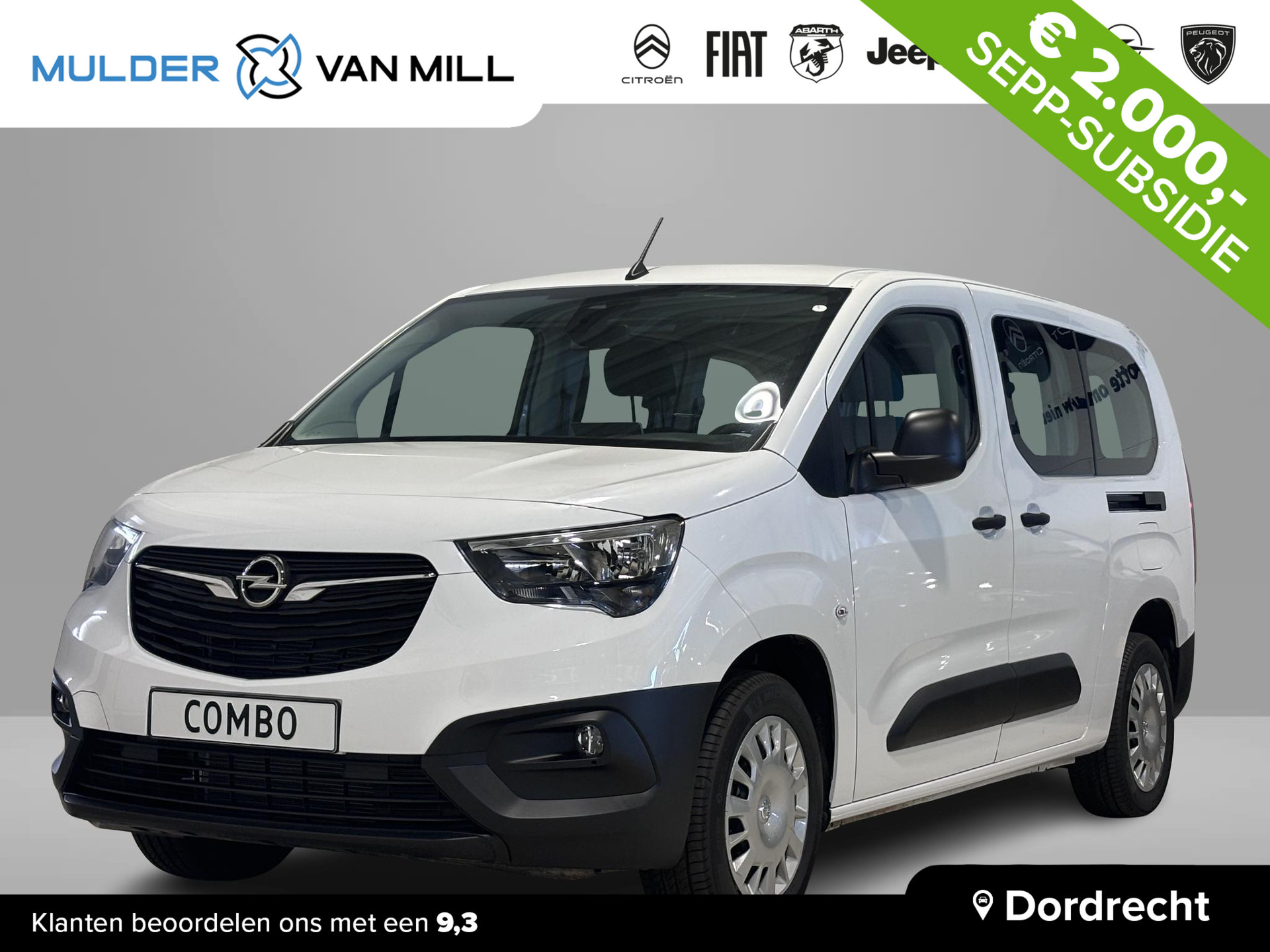 Opel Combo-e Life L2 Edition 50 kWh |+2.000 EURO SUBSIDIE| NAVI | Parkeersensoren achter | Comfortstoel | Neerklapbare passagiersstoel | Licht- en regensensor | Mistlampen | N30817