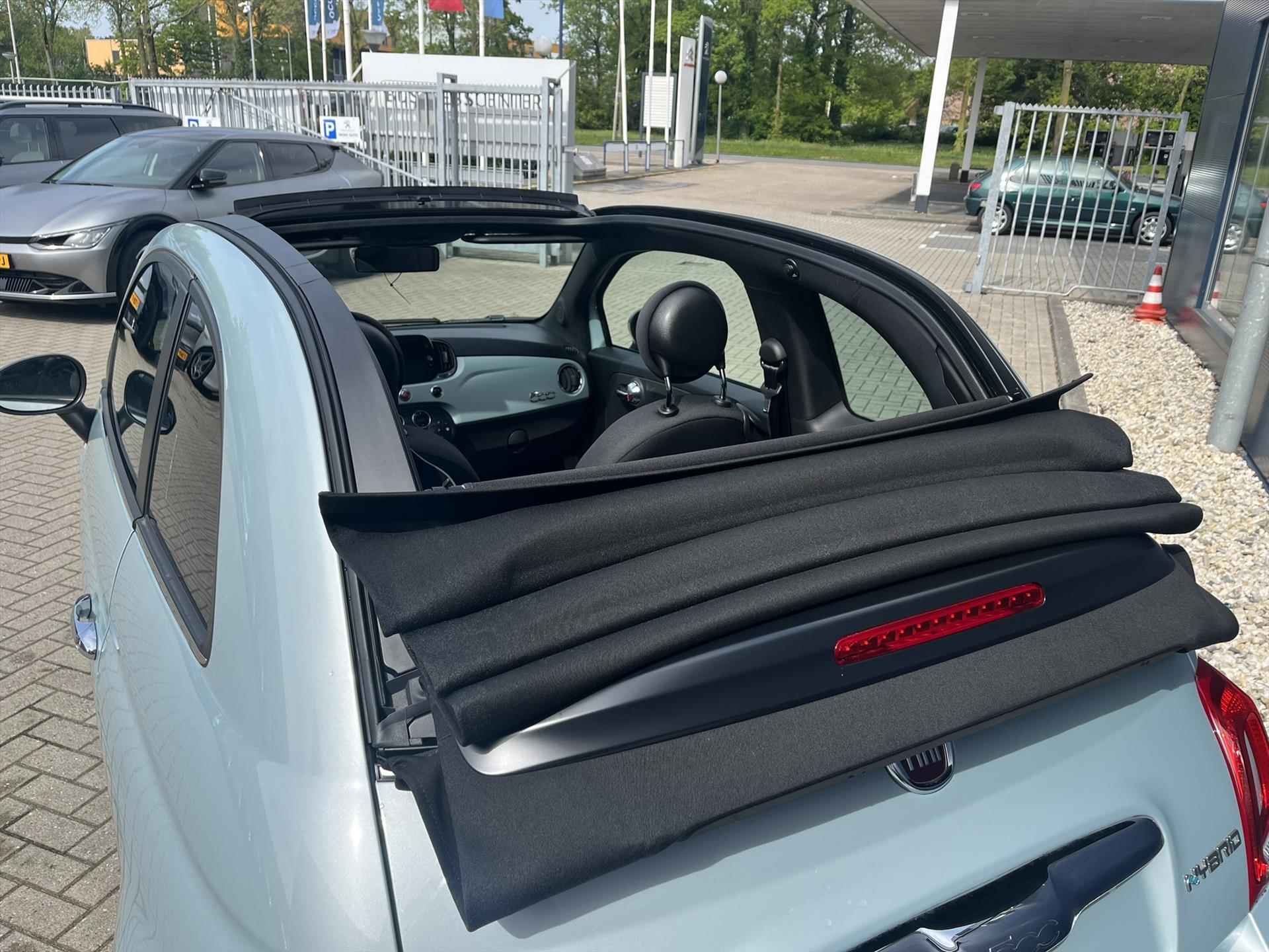 FIAT 500C CABRIO 1.0 Hybrid 70pk Dolcevita Finale | Apple CarPlay / Android Auto | Cruise Control | Parkeerhulp | Uit voorraad leverbaar - 9/27
